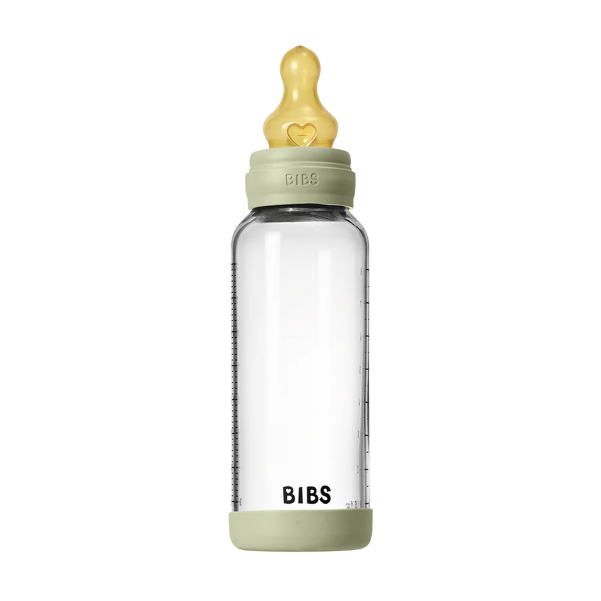 BIBS Glass Baby Bottle Latex 1-Pack