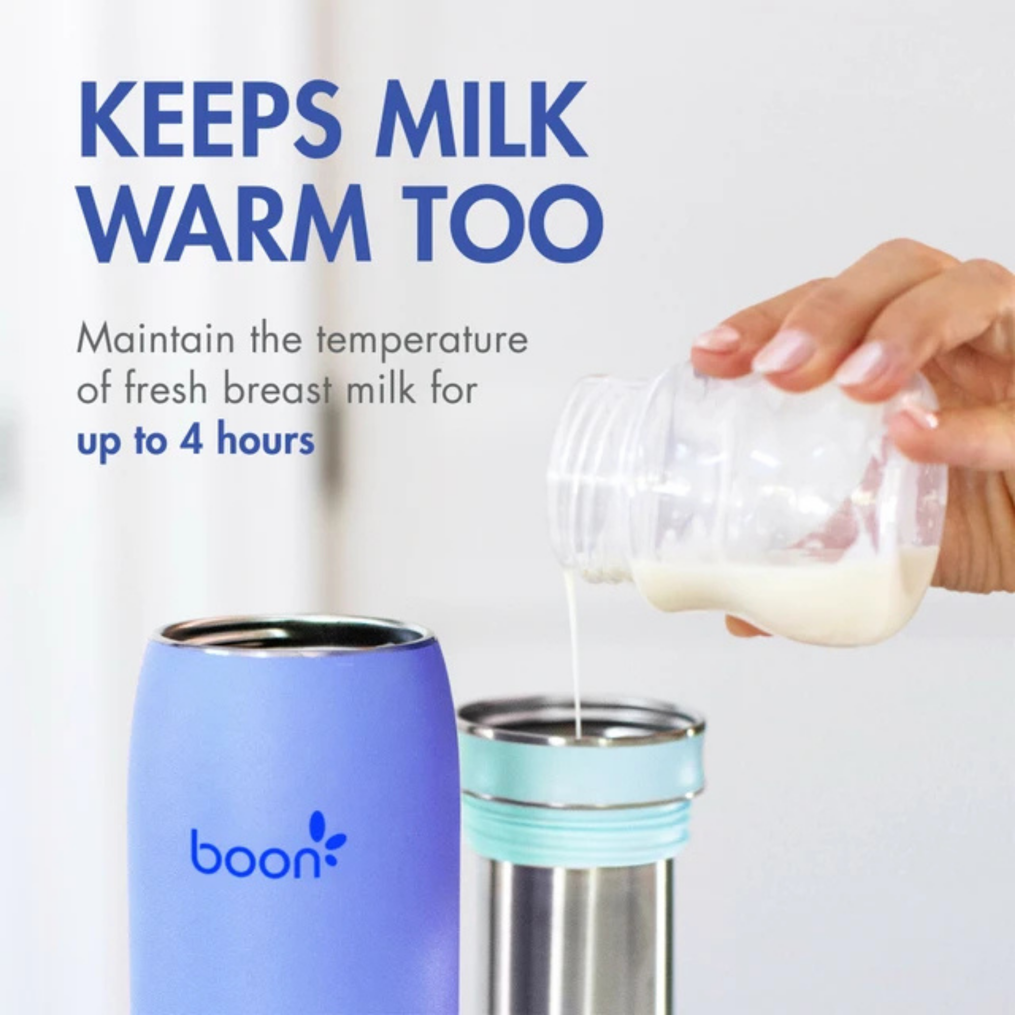 BOON Frosh Stainless Steel Portable Milk Chiller