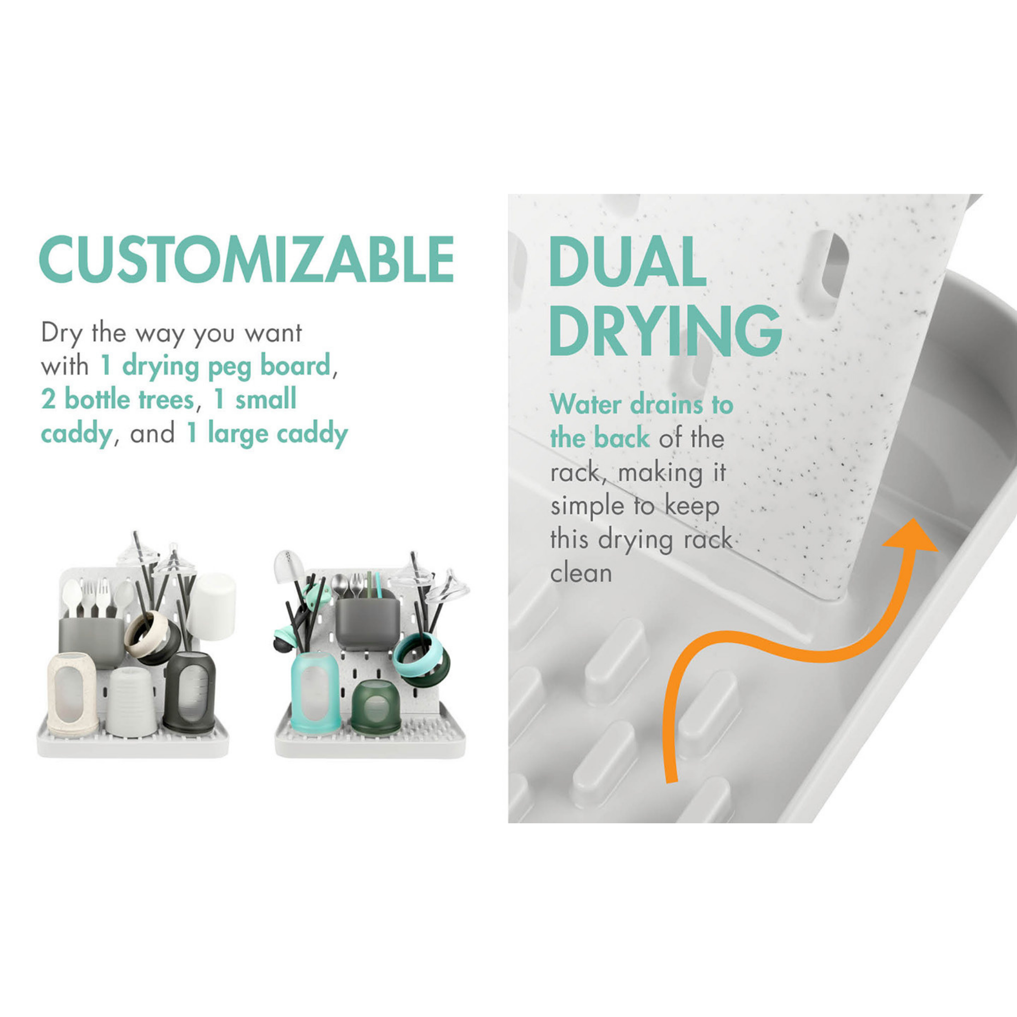 BOON Groove Customizable Vertical Drying Rack