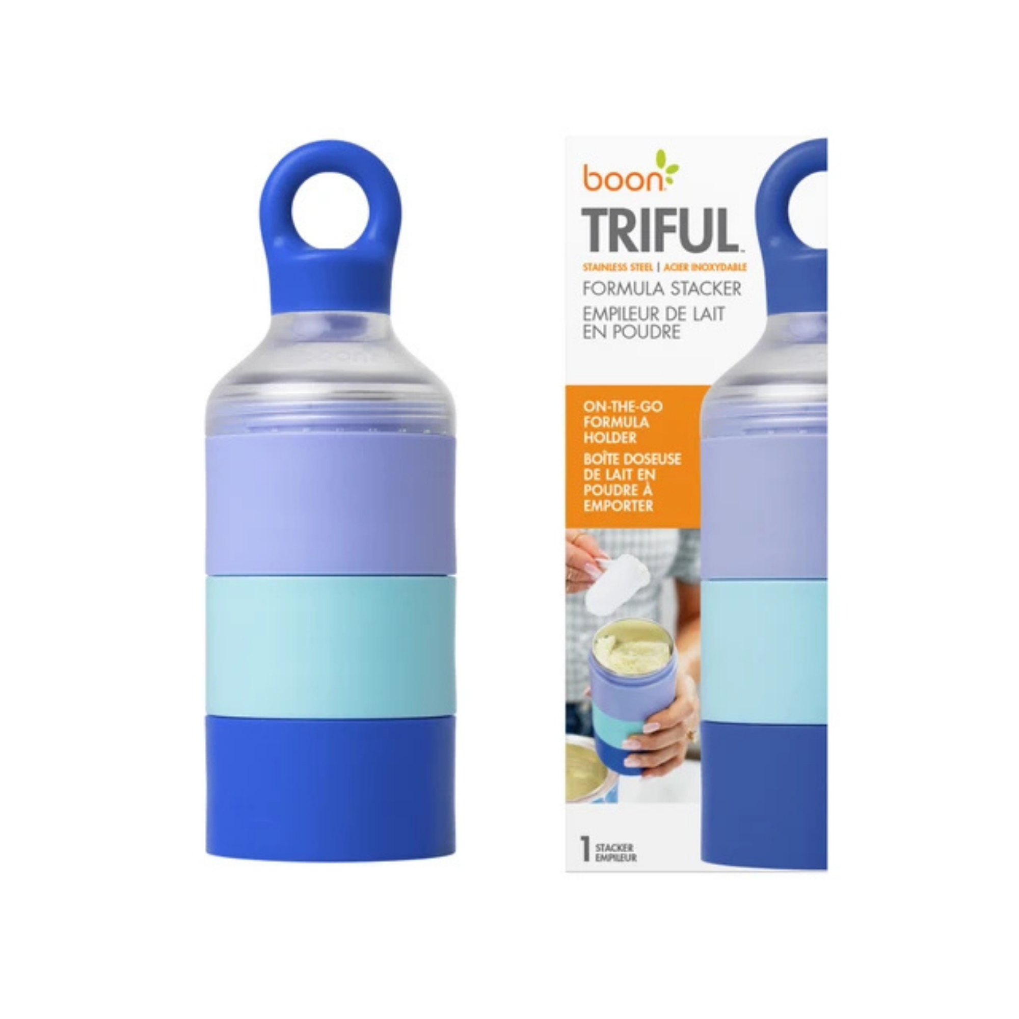 BOON Triful Stainless Steel Formula Stacker
