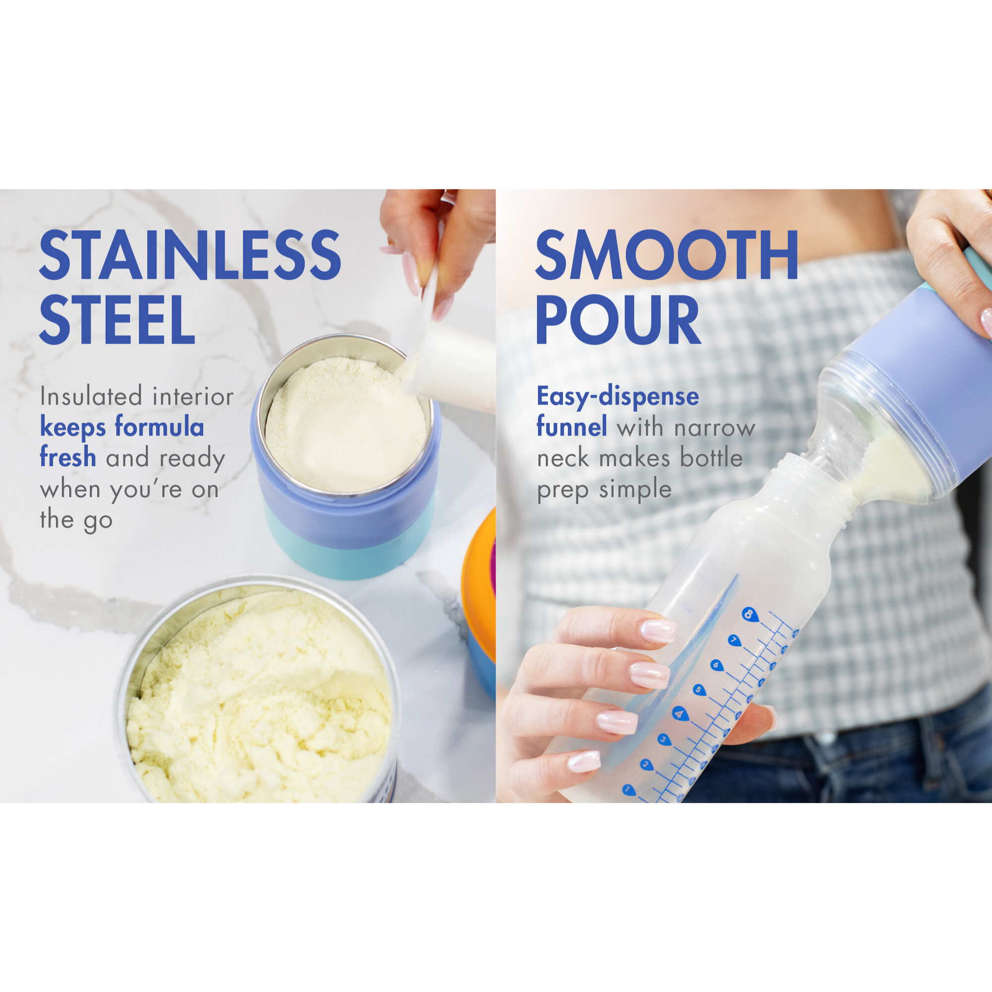 BOON Triful Stainless Steel Formula Stacker