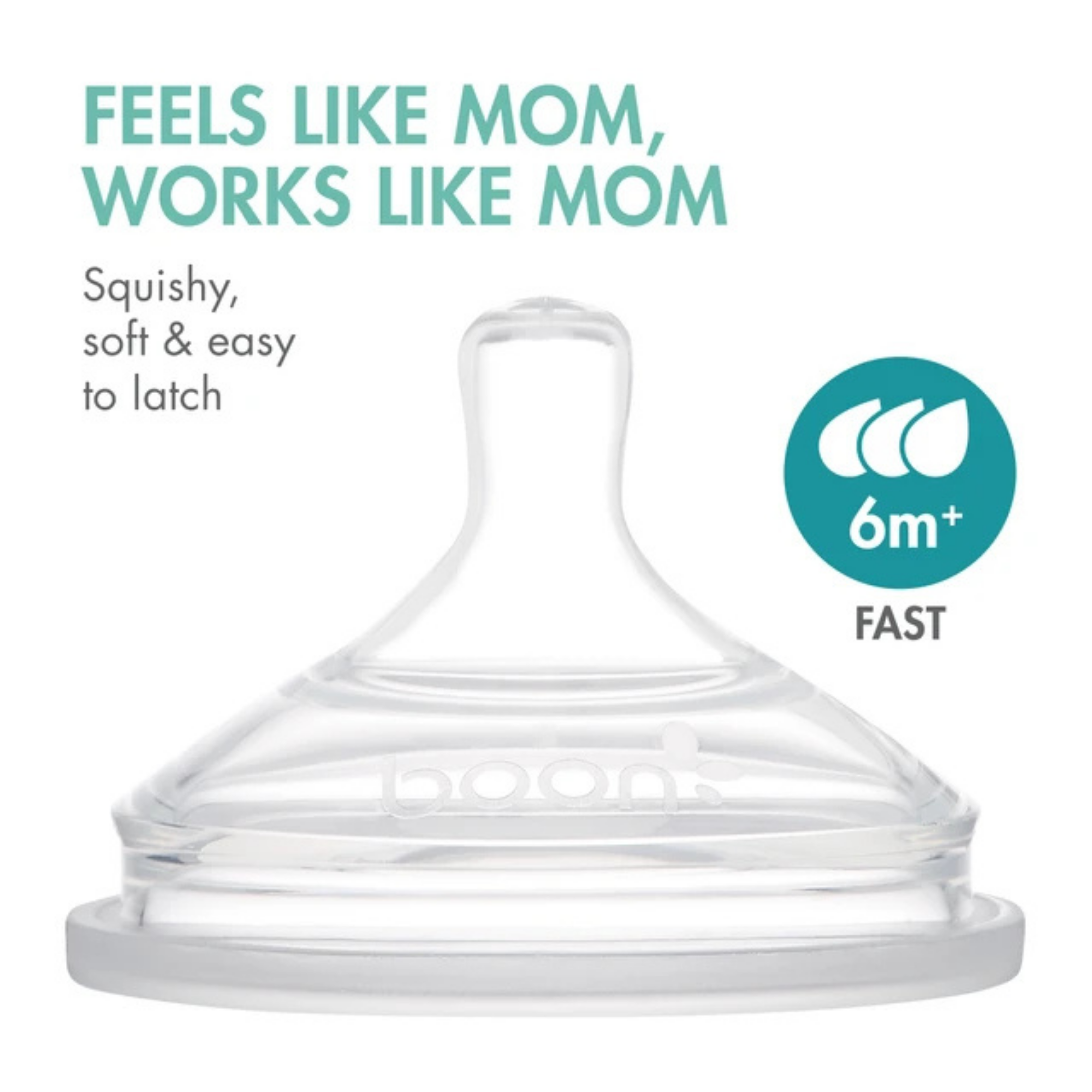 BOON Nursh Nipples (3-Pack)