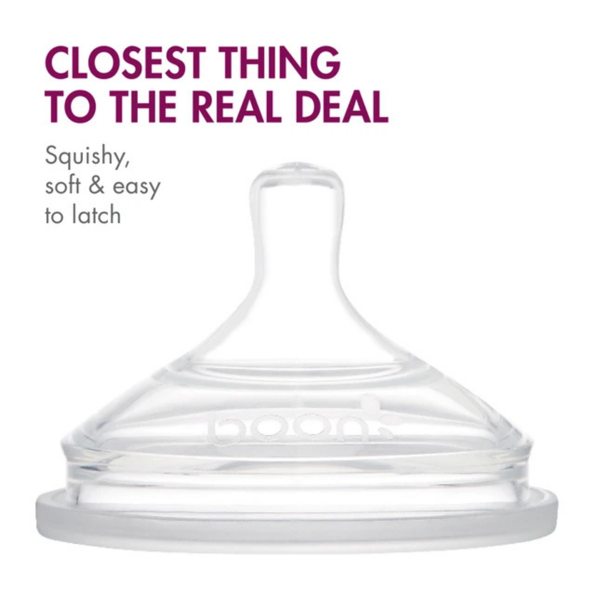 BOON Nursh Nipples (3-Pack)