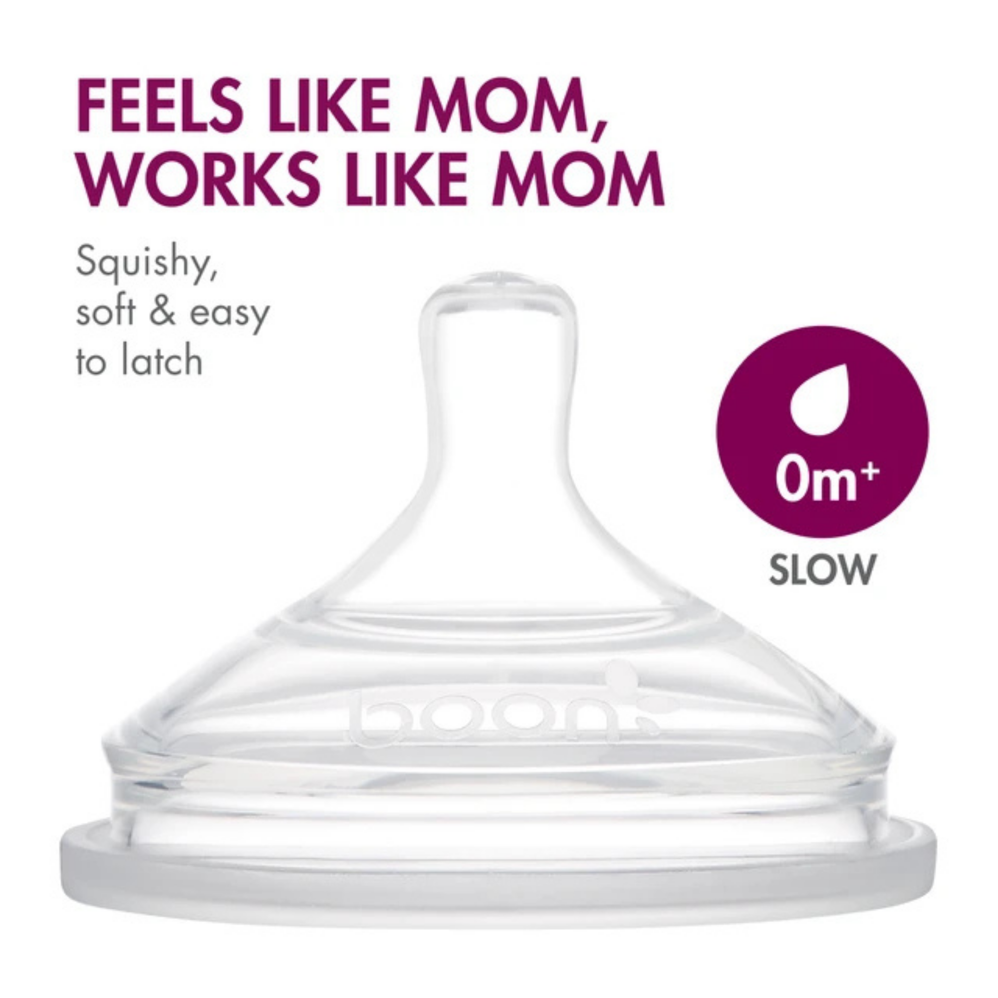 BOON Nursh Nipples (3-Pack)