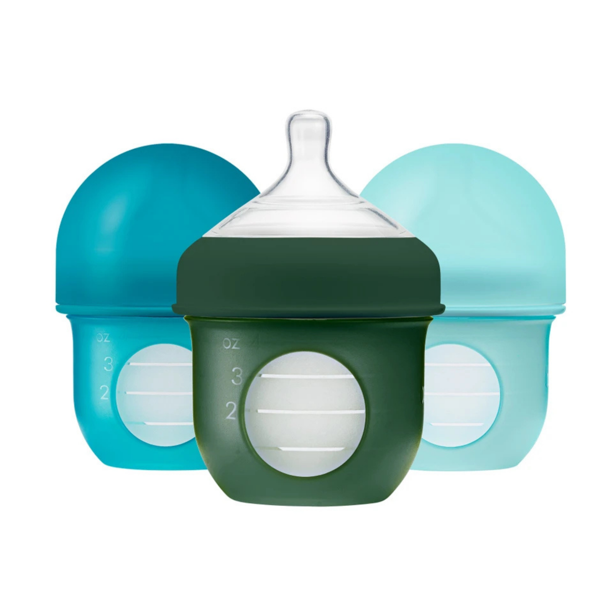 BOON Nursh Silicone Bottle (3-Pack)