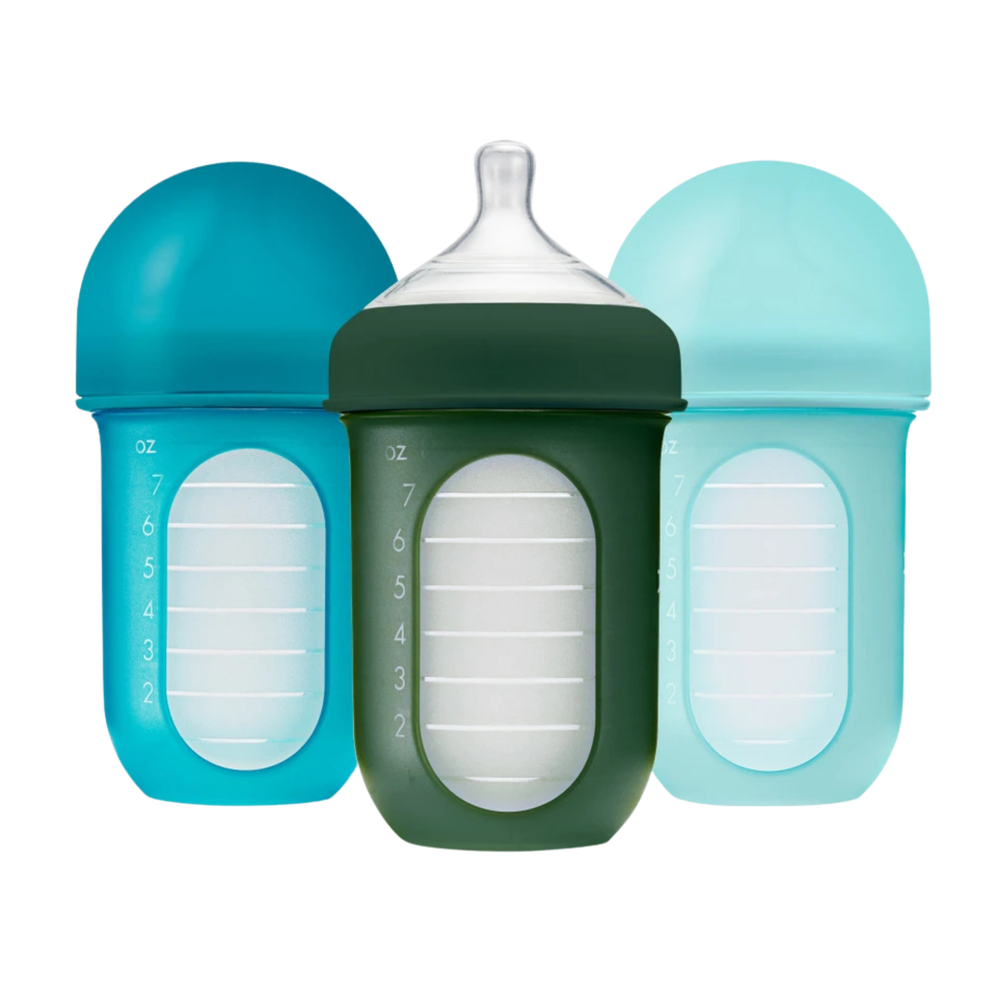 BOON Nursh Silicone Bottle (3-Pack)