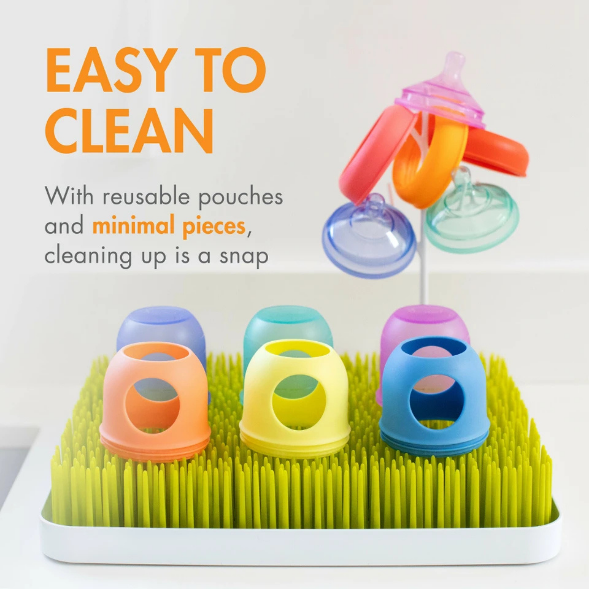 BOON Nursh Silicone Bottle (3-Pack)
