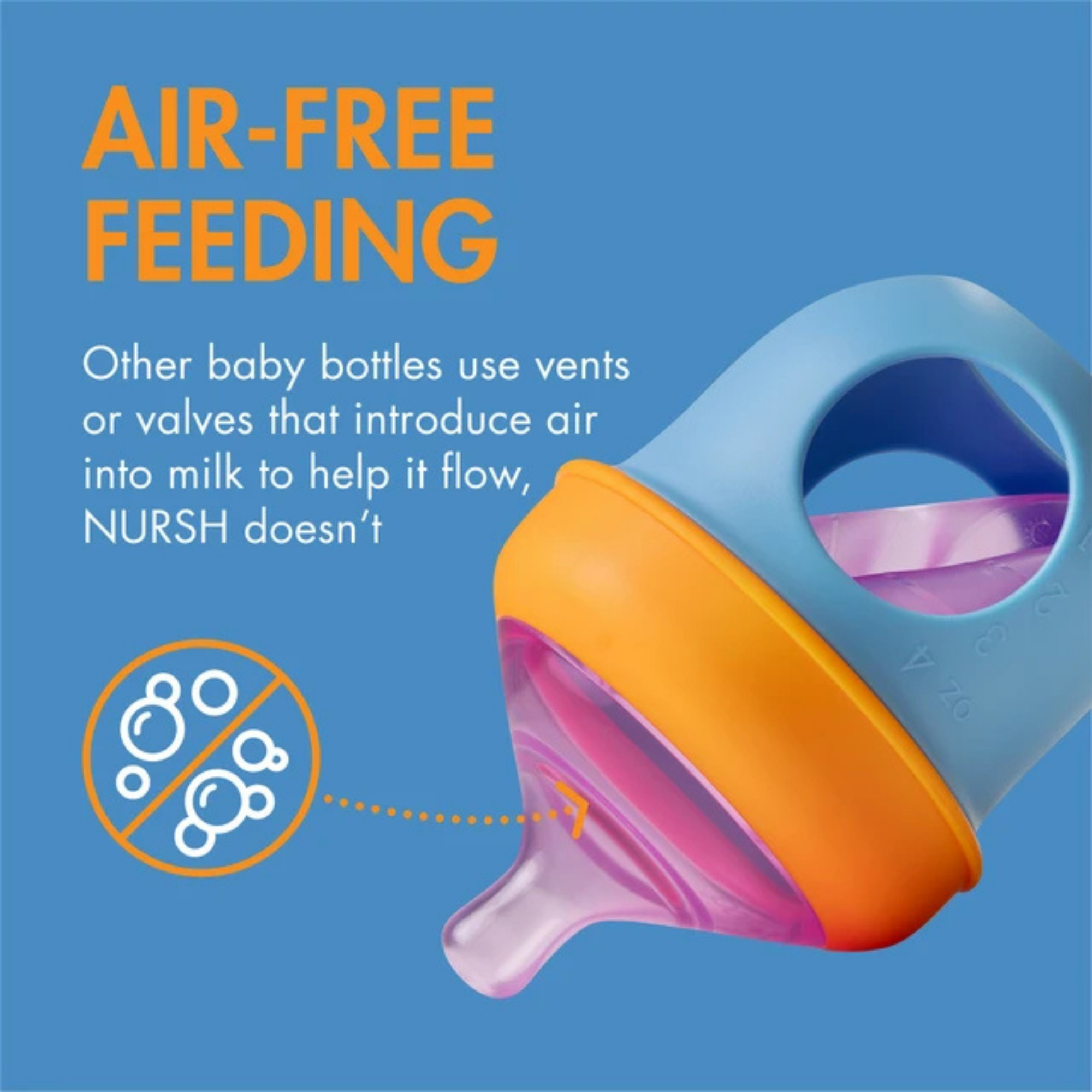 BOON Nursh Silicone Bottle (3-Pack)