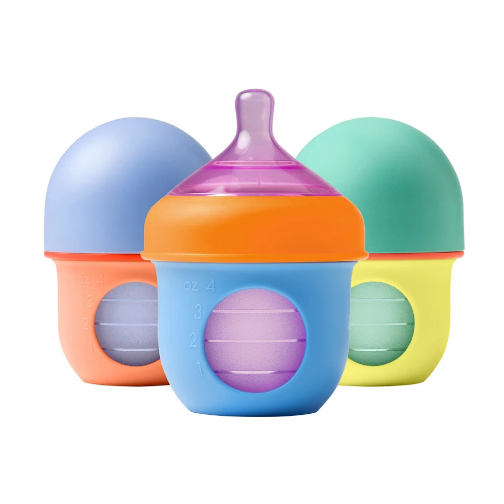 BOON Nursh Silicone Bottle (3-Pack)