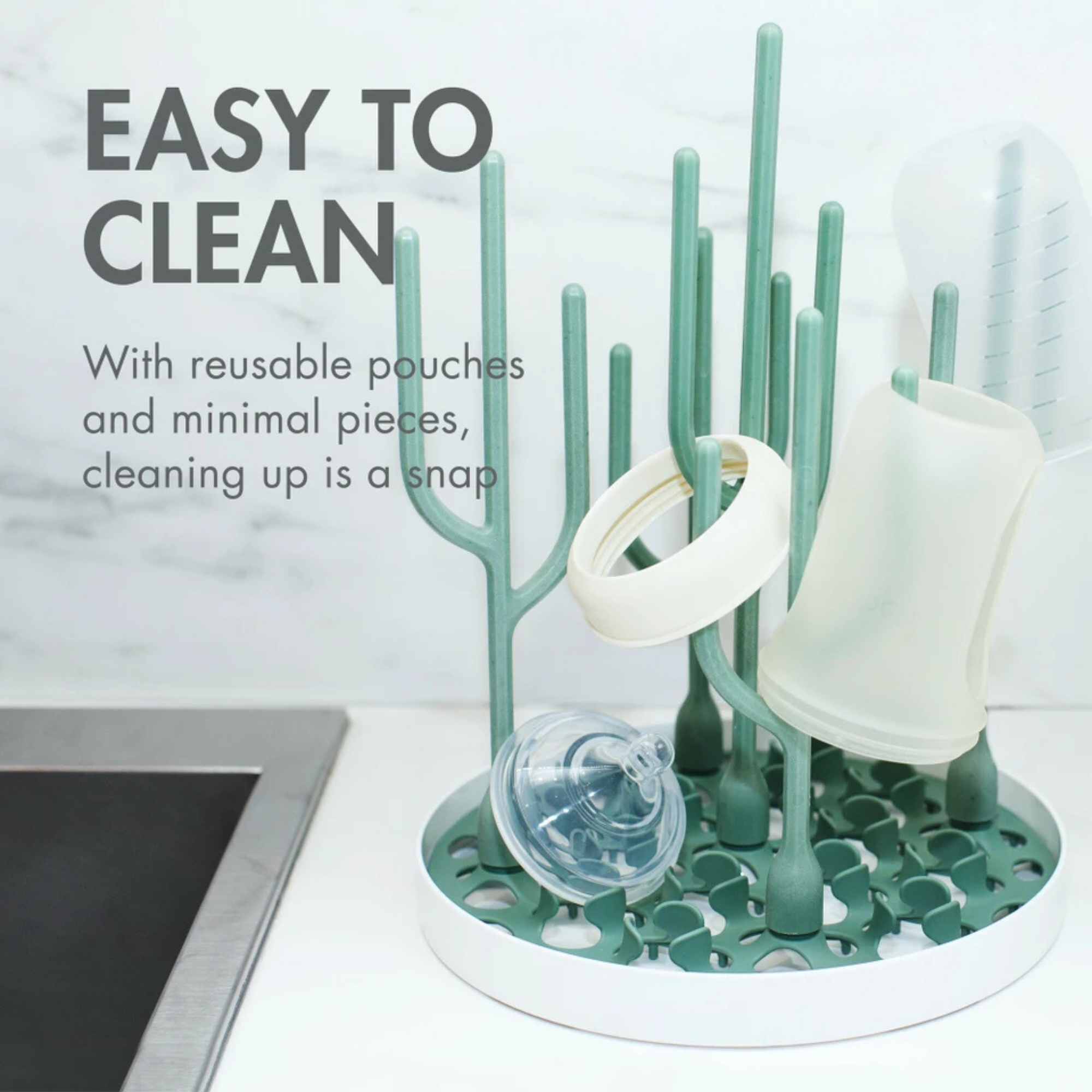 BOON Nursh Silicone Bottle (3-Pack)