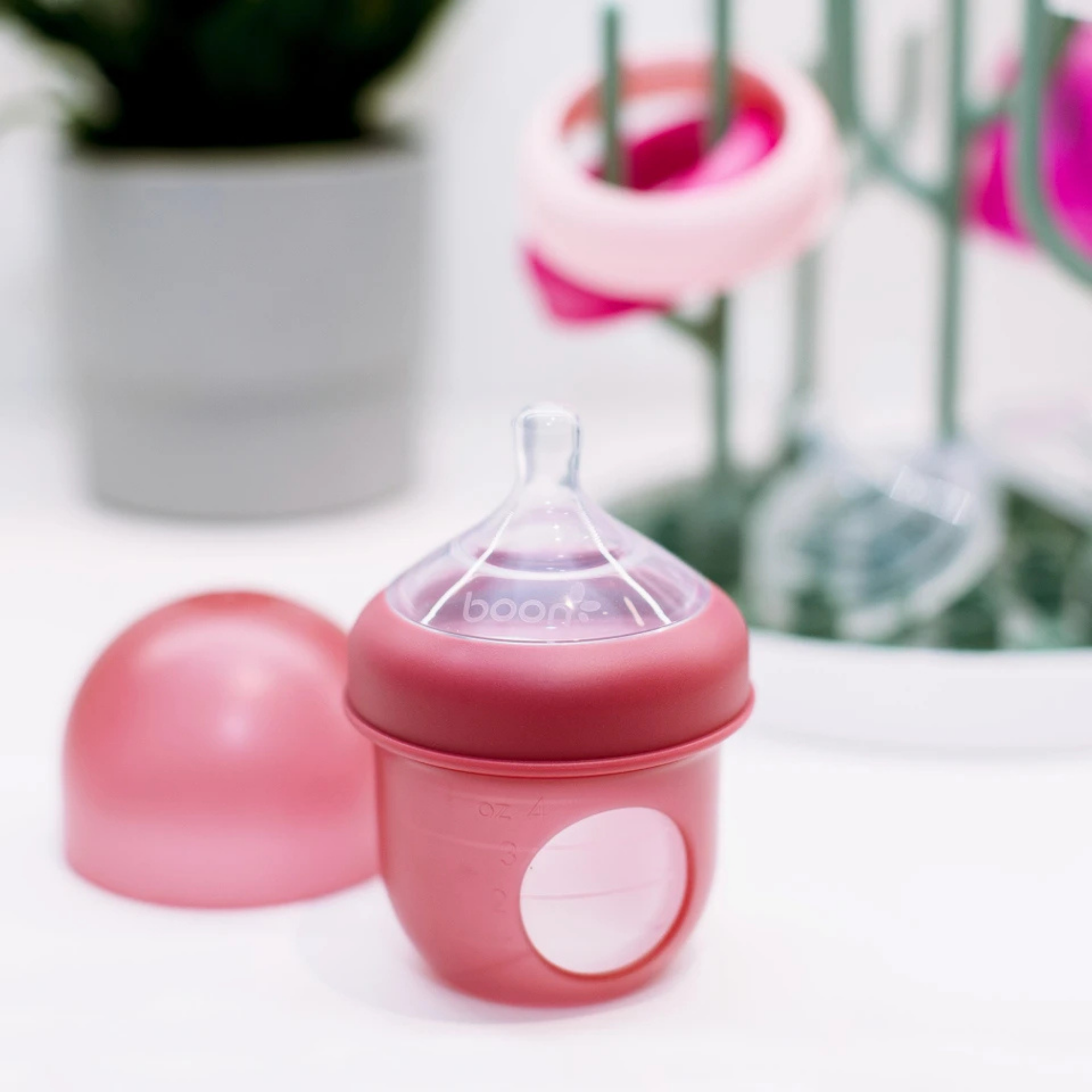 BOON Nursh Silicone Bottle (3-Pack)