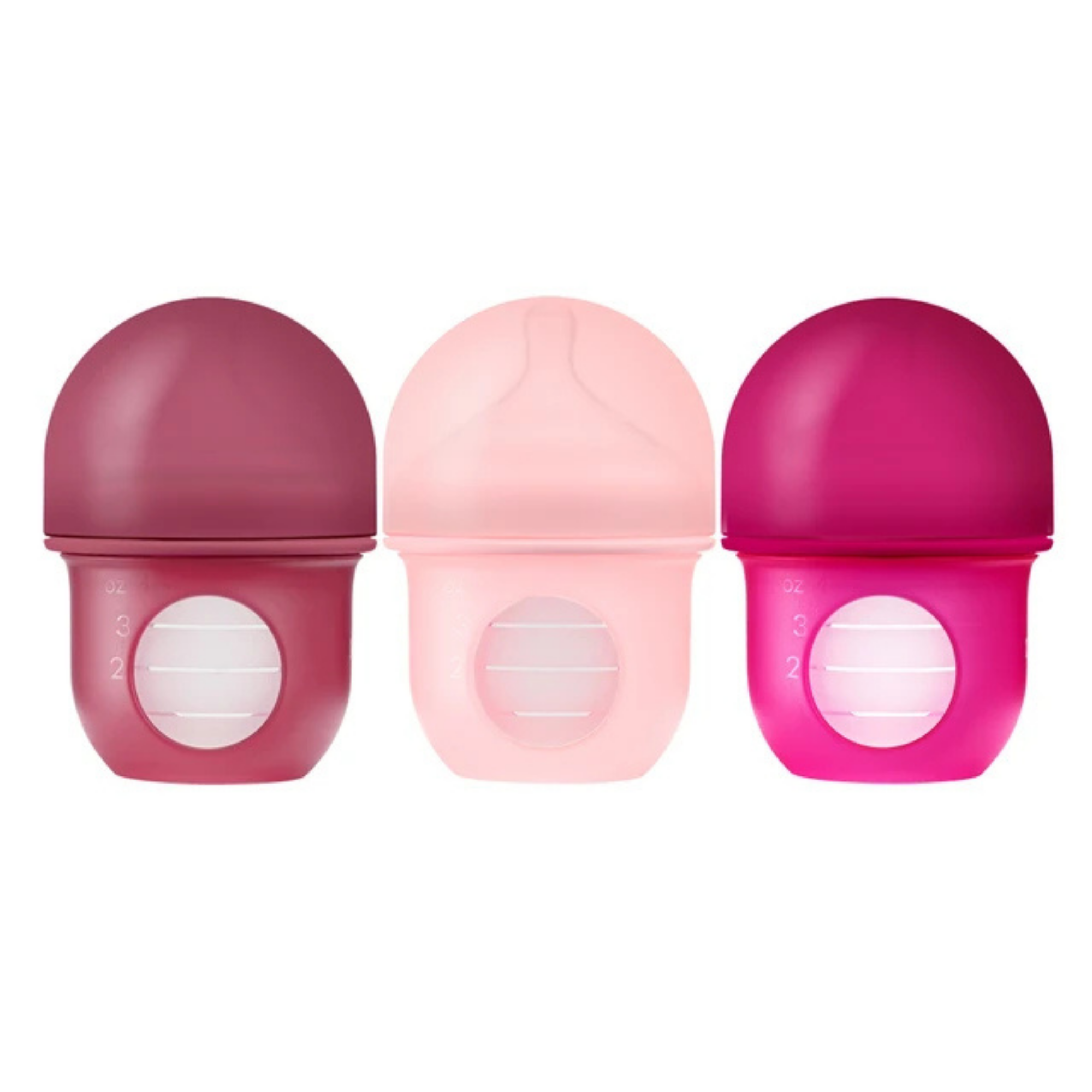 BOON Nursh Silicone Bottle (3-Pack)