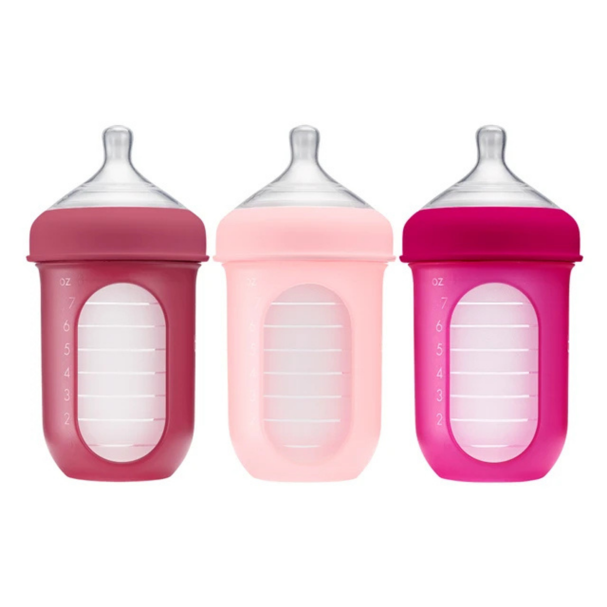 BOON Nursh Silicone Bottle (3-Pack)