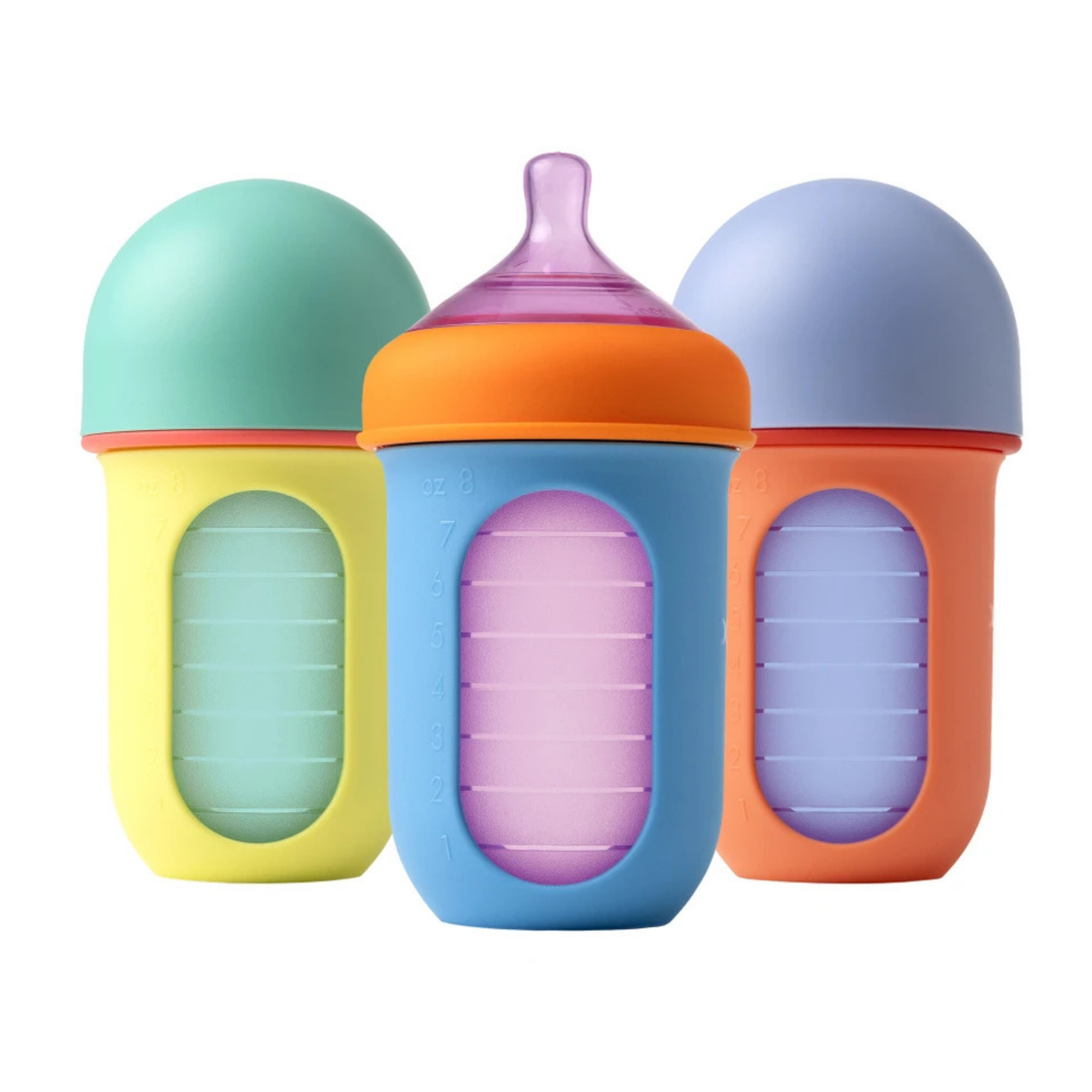 BOON Nursh Silicone Bottle (3-Pack)
