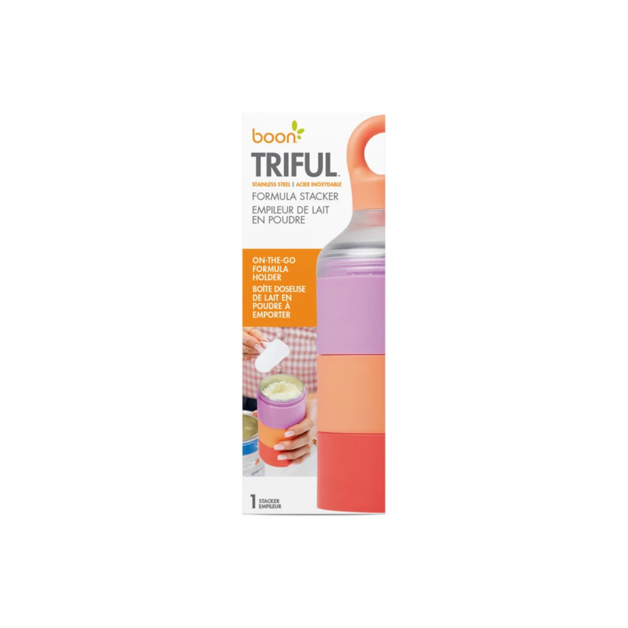 BOON Triful Stainless Steel Formula Stacker