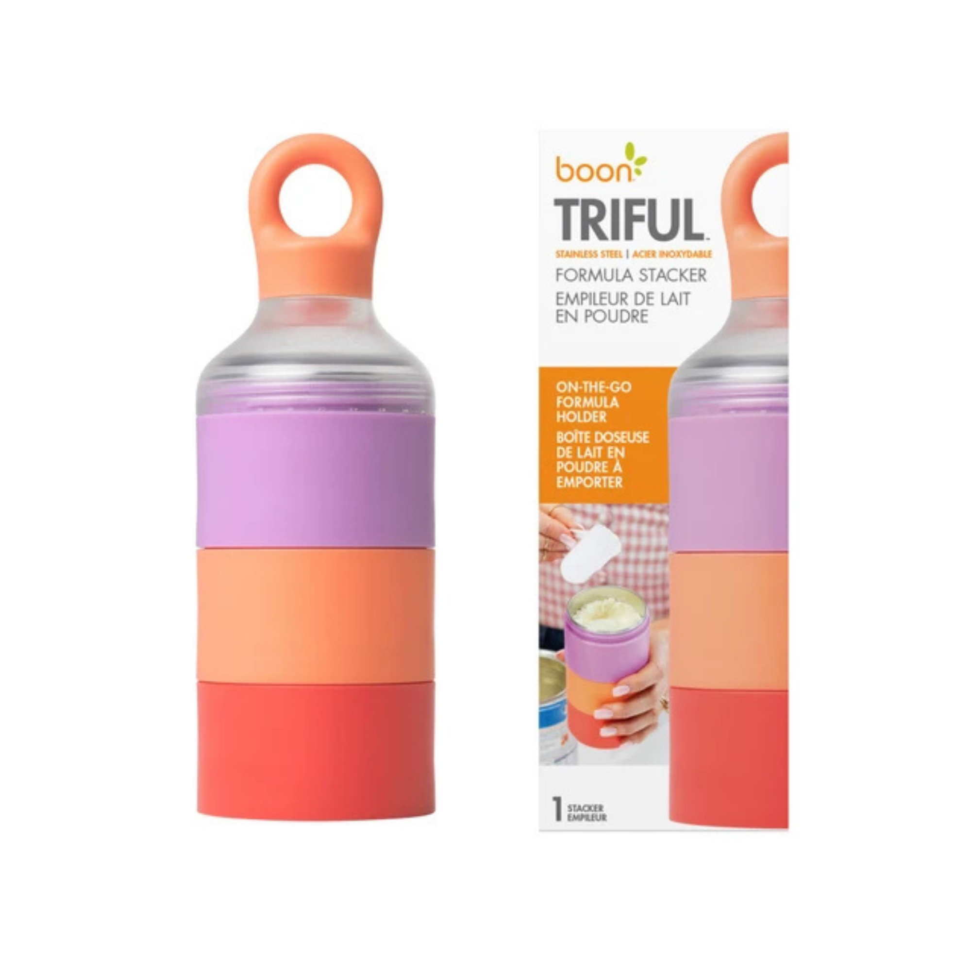 BOON Triful Stainless Steel Formula Stacker