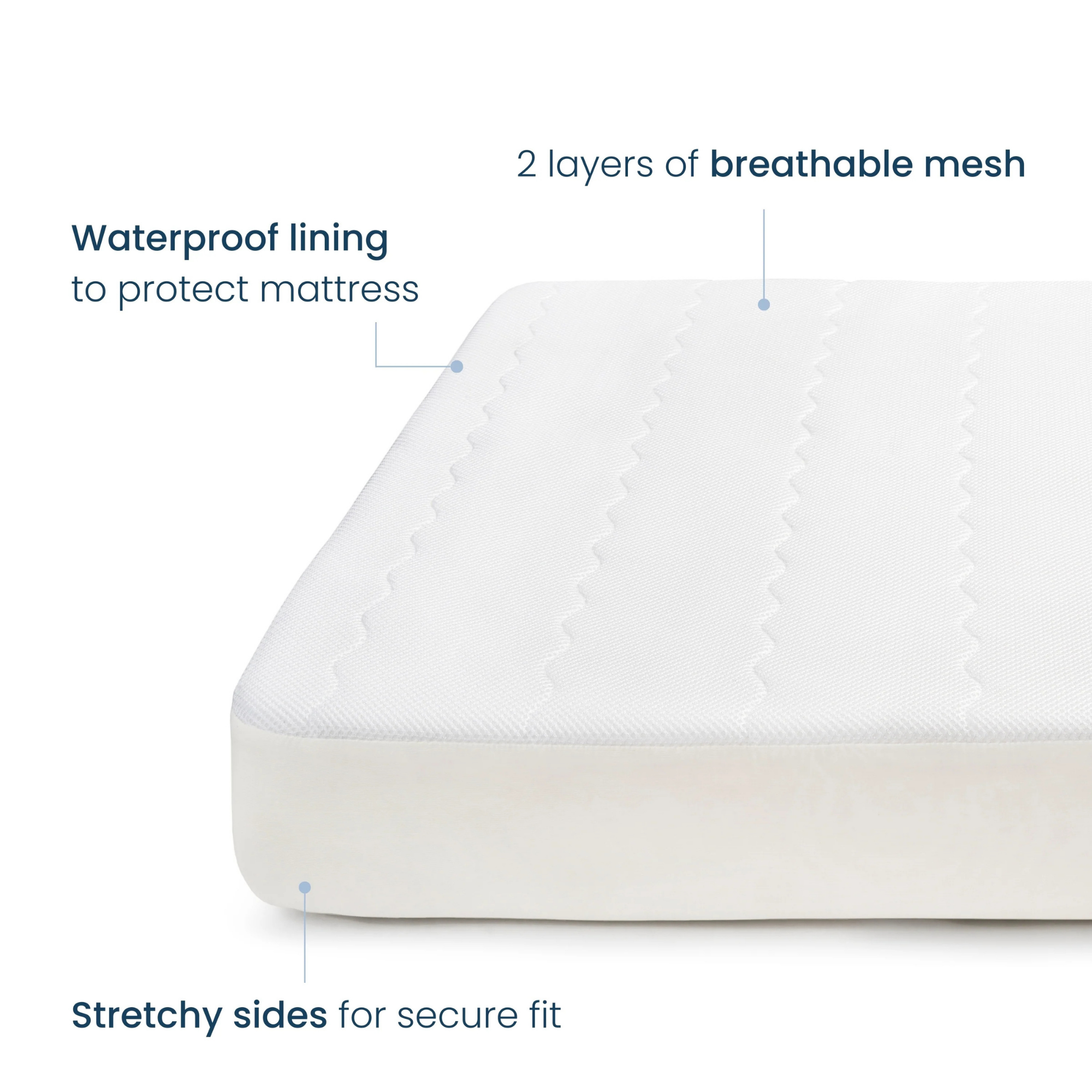 HALO Breathable Crib Mattress Cover