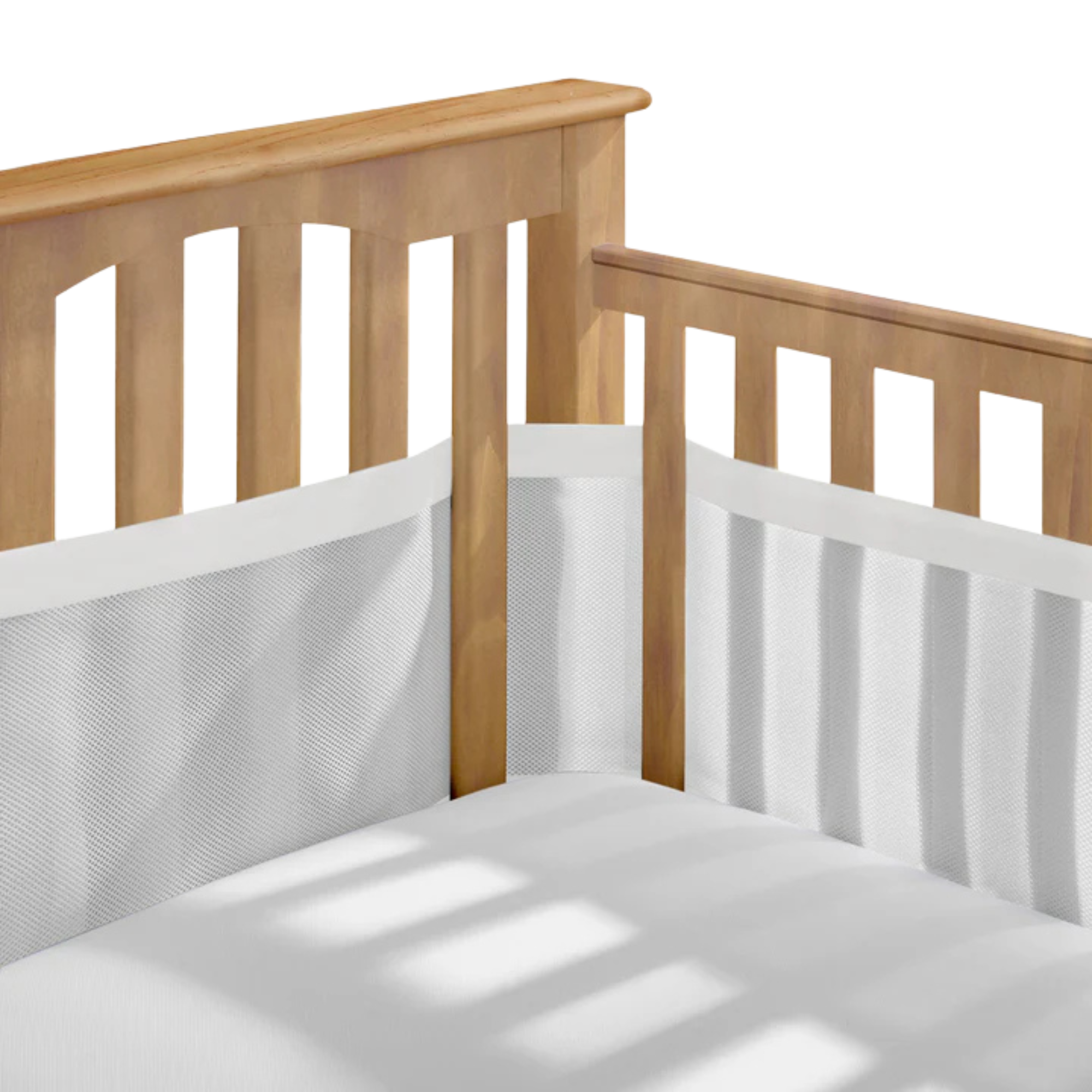 Doublure en mousseline de luxe BREATHABLEBABY (4 mm d'épaisseur) - Blanc