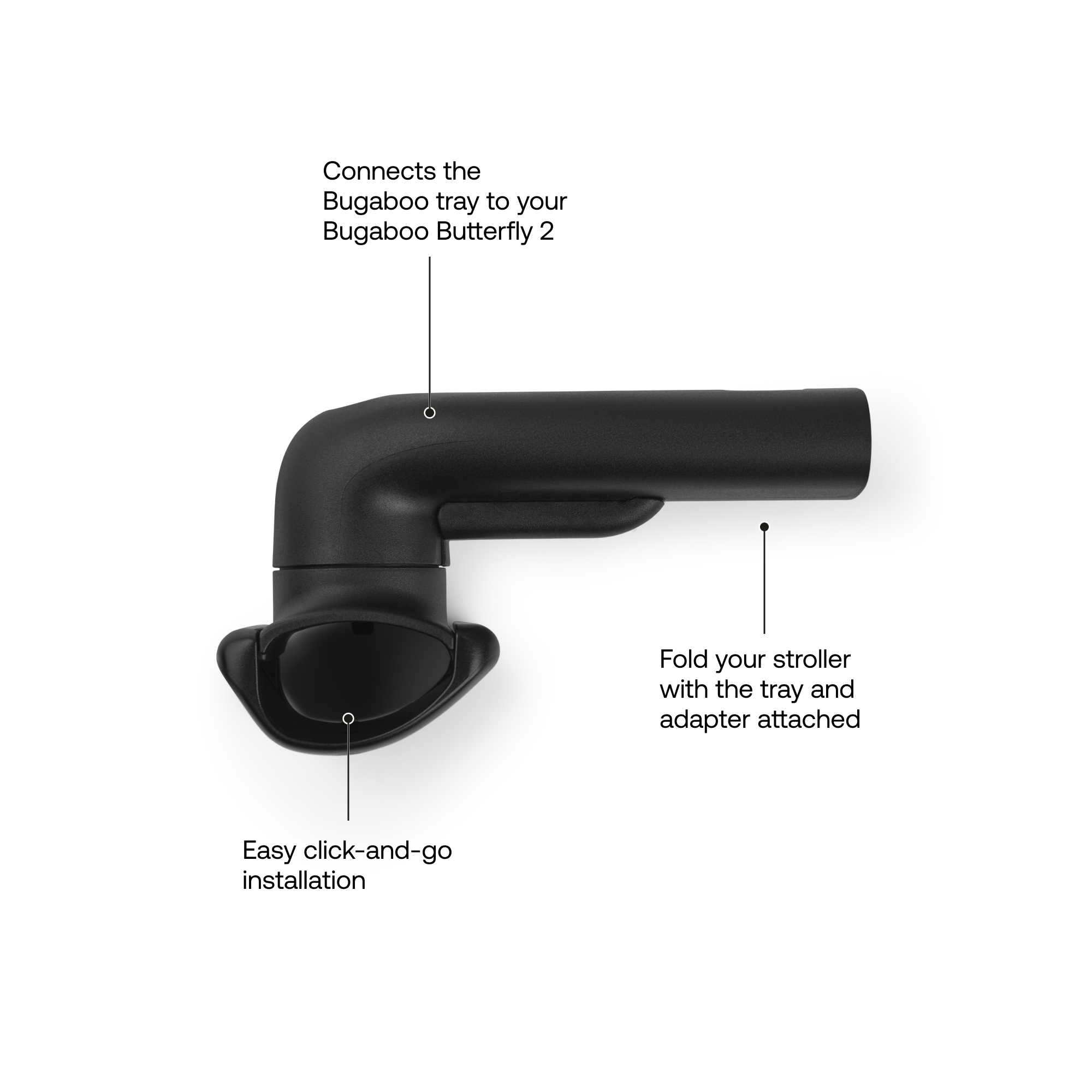 bugaboo butterfly attachment BUGABOO | Butterfly 2 Tray Adapter