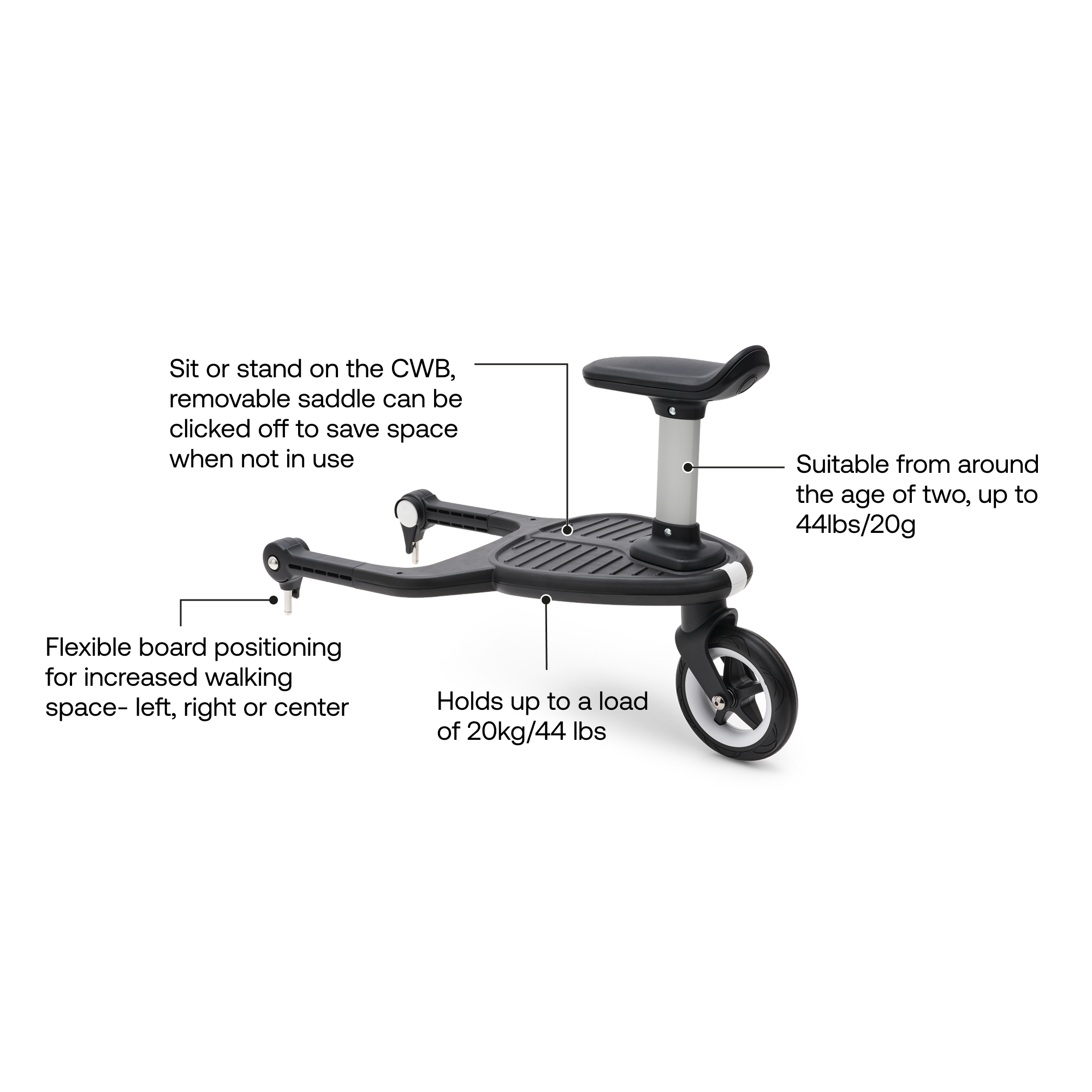 Bugaboo - Comfort Wheeled Board | Kido Bebe Bugaboo - Comfort Wheeled Board | Kido Bebe