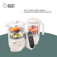 Thumbnail for Babymoov Duo Meal Station - Mineral Off White