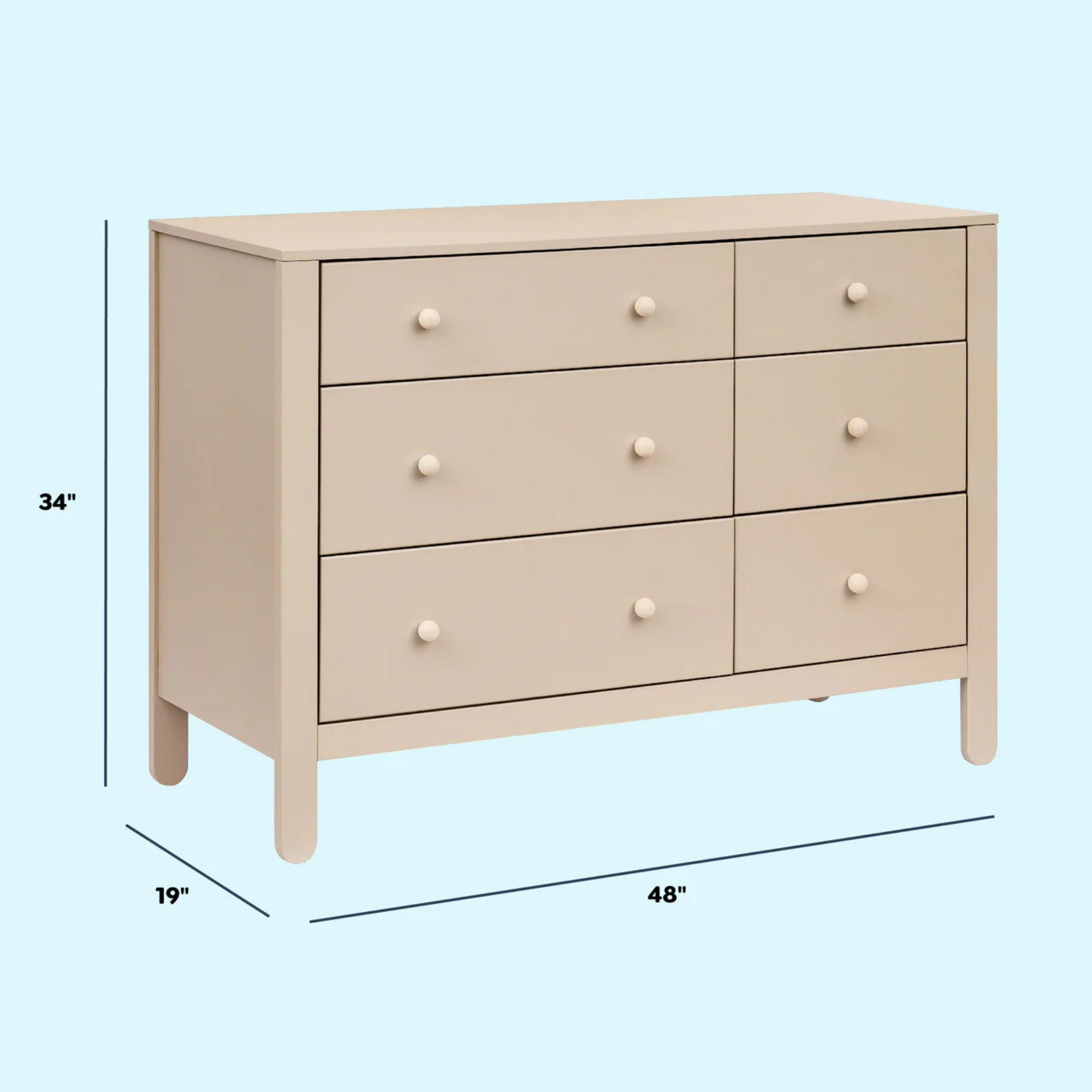 CARTERS by DAVINCI Marisol 6-Drawer Dresser