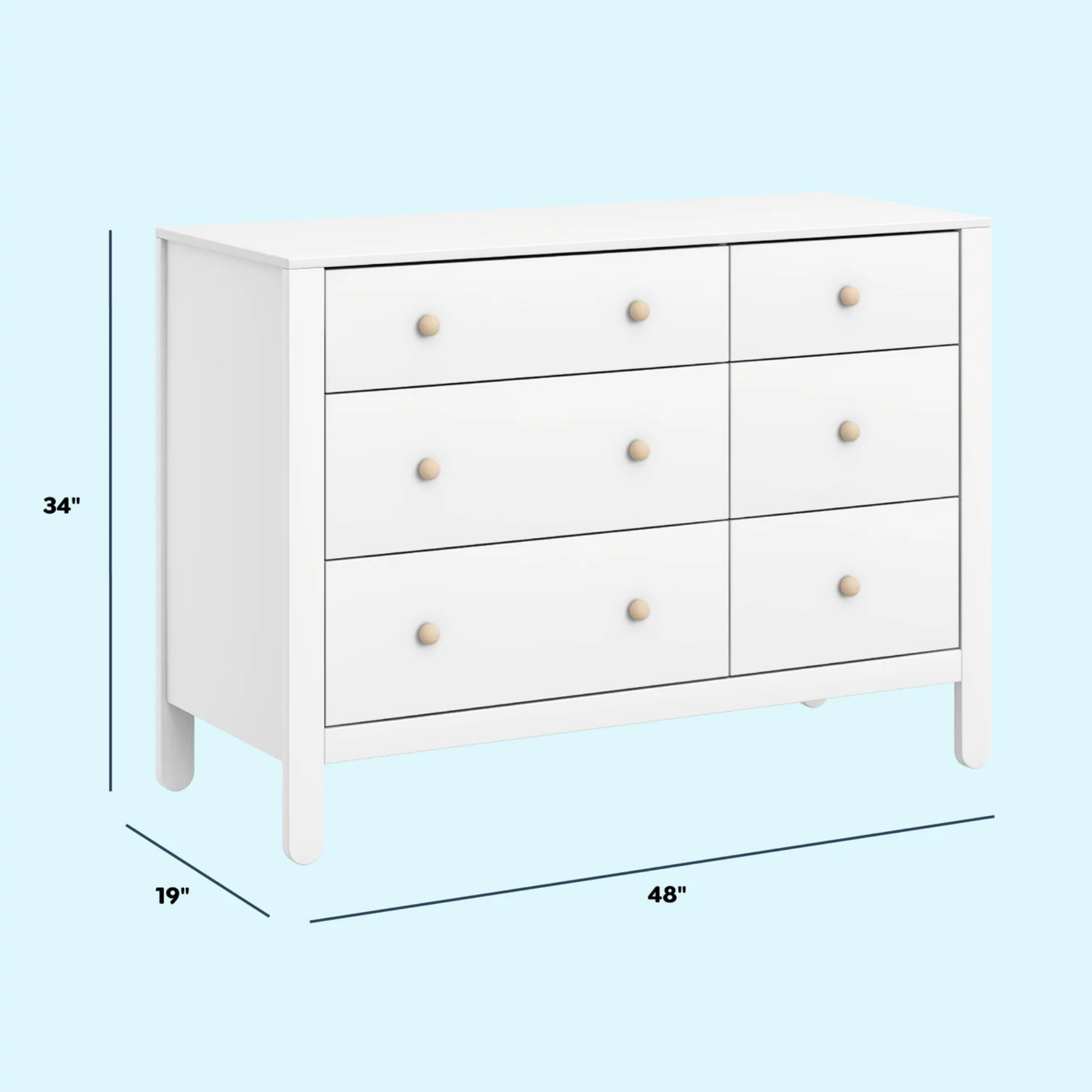 CARTERS by DAVINCI Marisol 6-Drawer Dresser