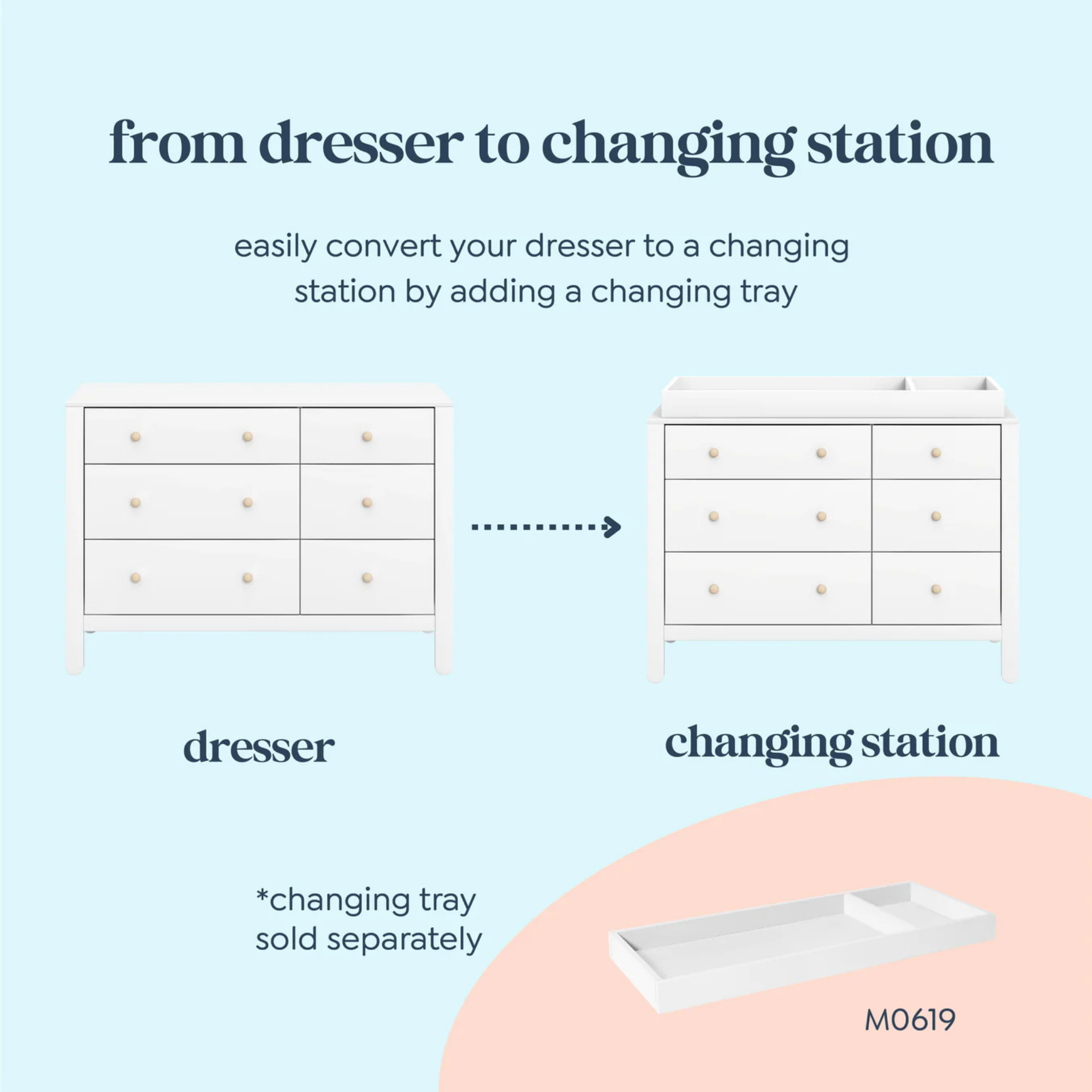 CARTERS by DAVINCI Marisol 6-Drawer Dresser