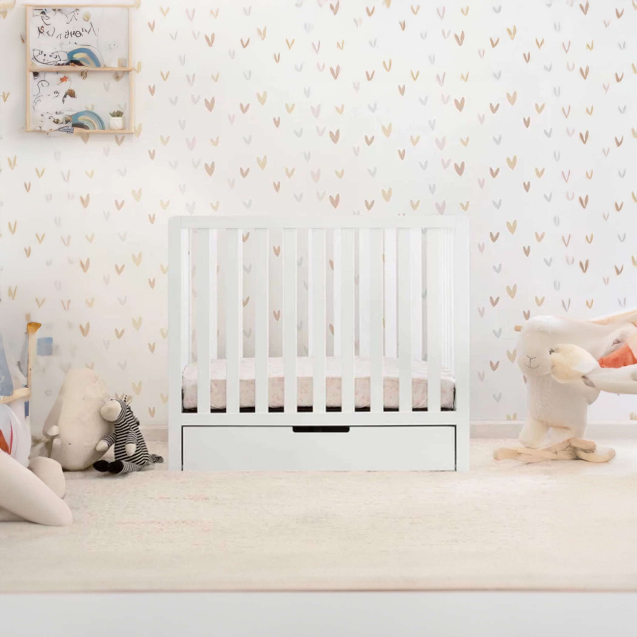 CARTERS by DAVINCI Colby 4-in-1 Convertible Crib w/ Trundle Drawer