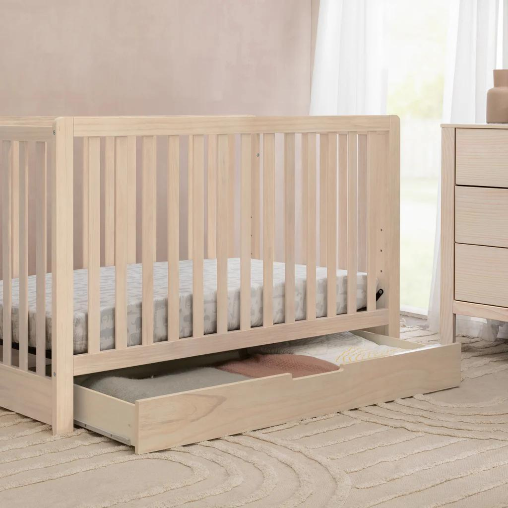 CARTERS by DAVINCI Colby 4-in-1 Convertible Crib w/ Trundle Drawer