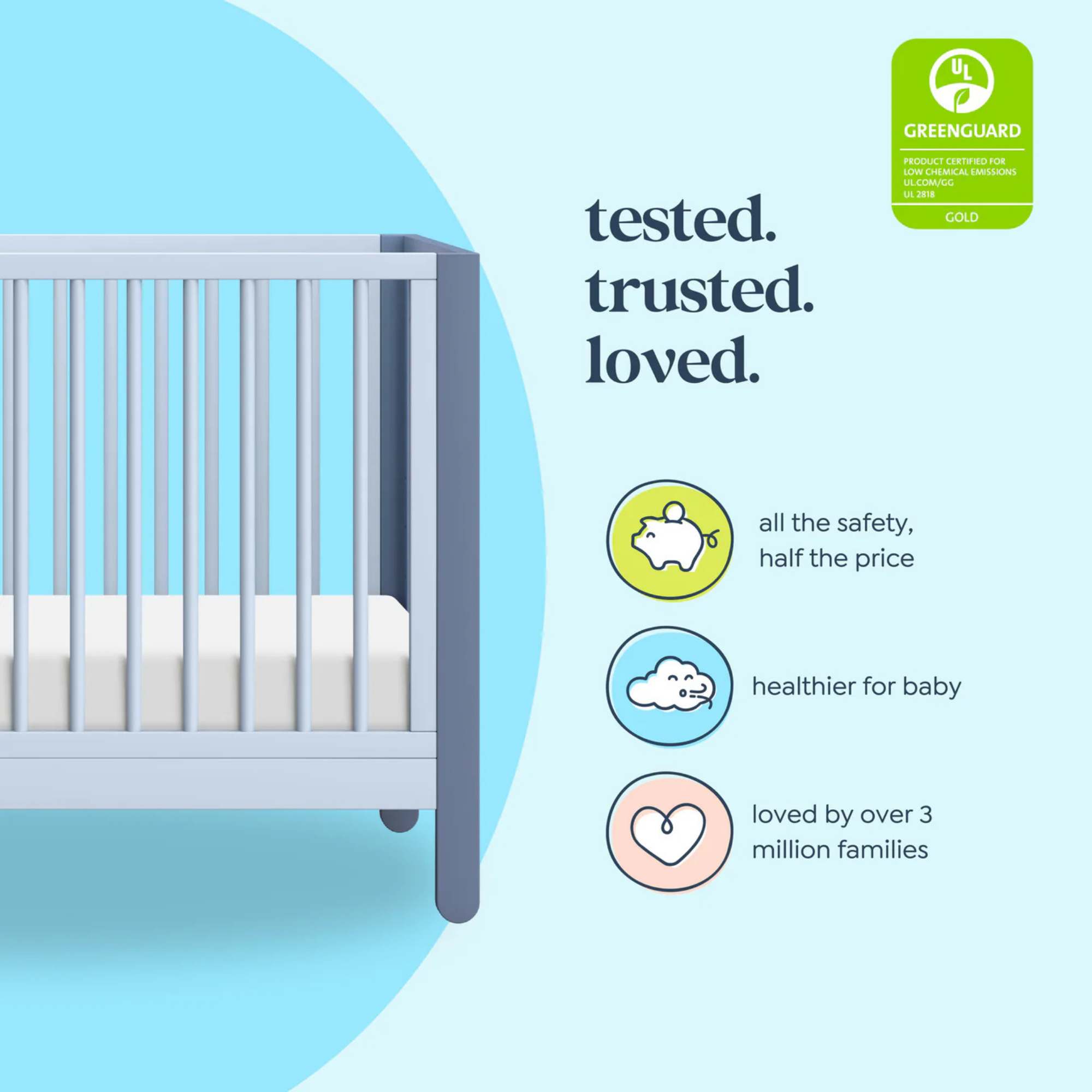 Lit bébé convertible 4 en 1 Marisol de CARTERS by DAVINCI