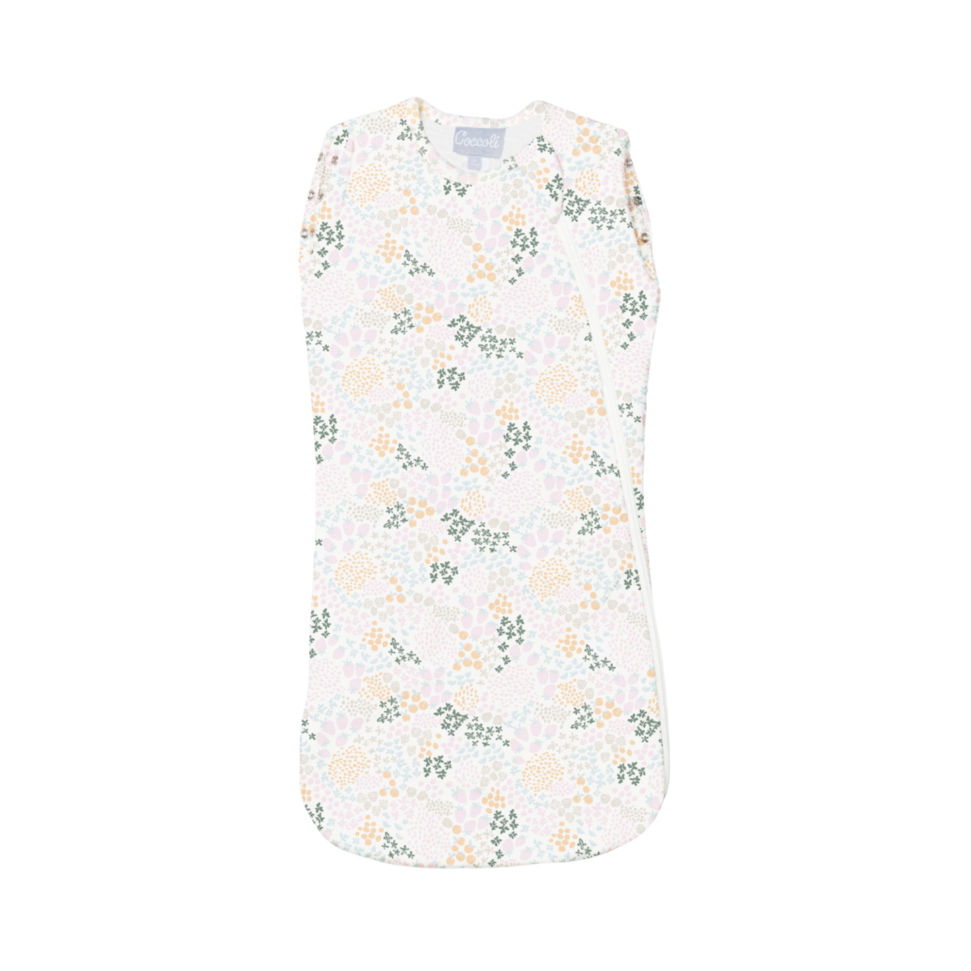 Gigoteuse COCCOLI en coton-modal 0,5T pour nouveau-né - Fruit Patch