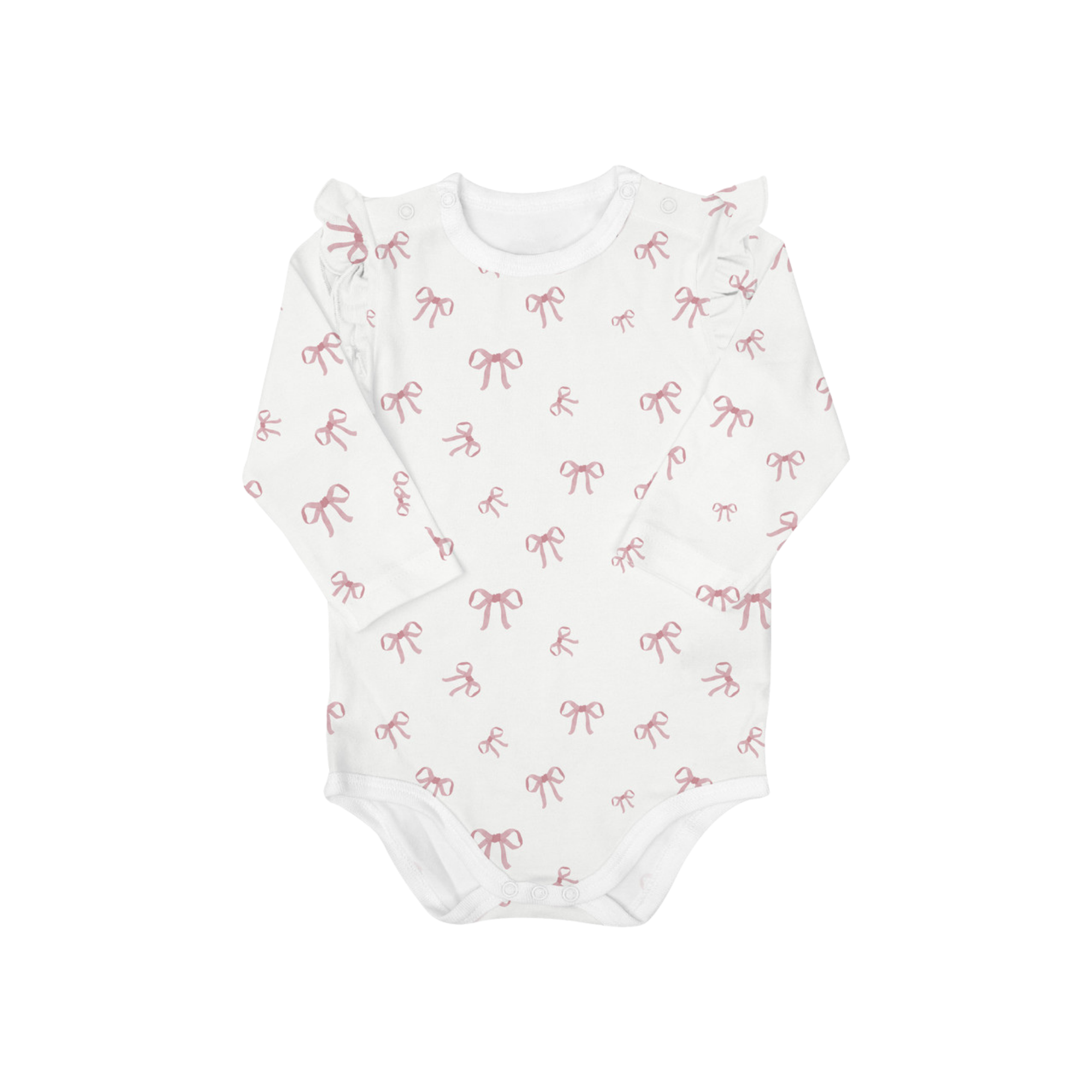 COCCOLI Barboteuse en coton et modal - Noeuds sur crème