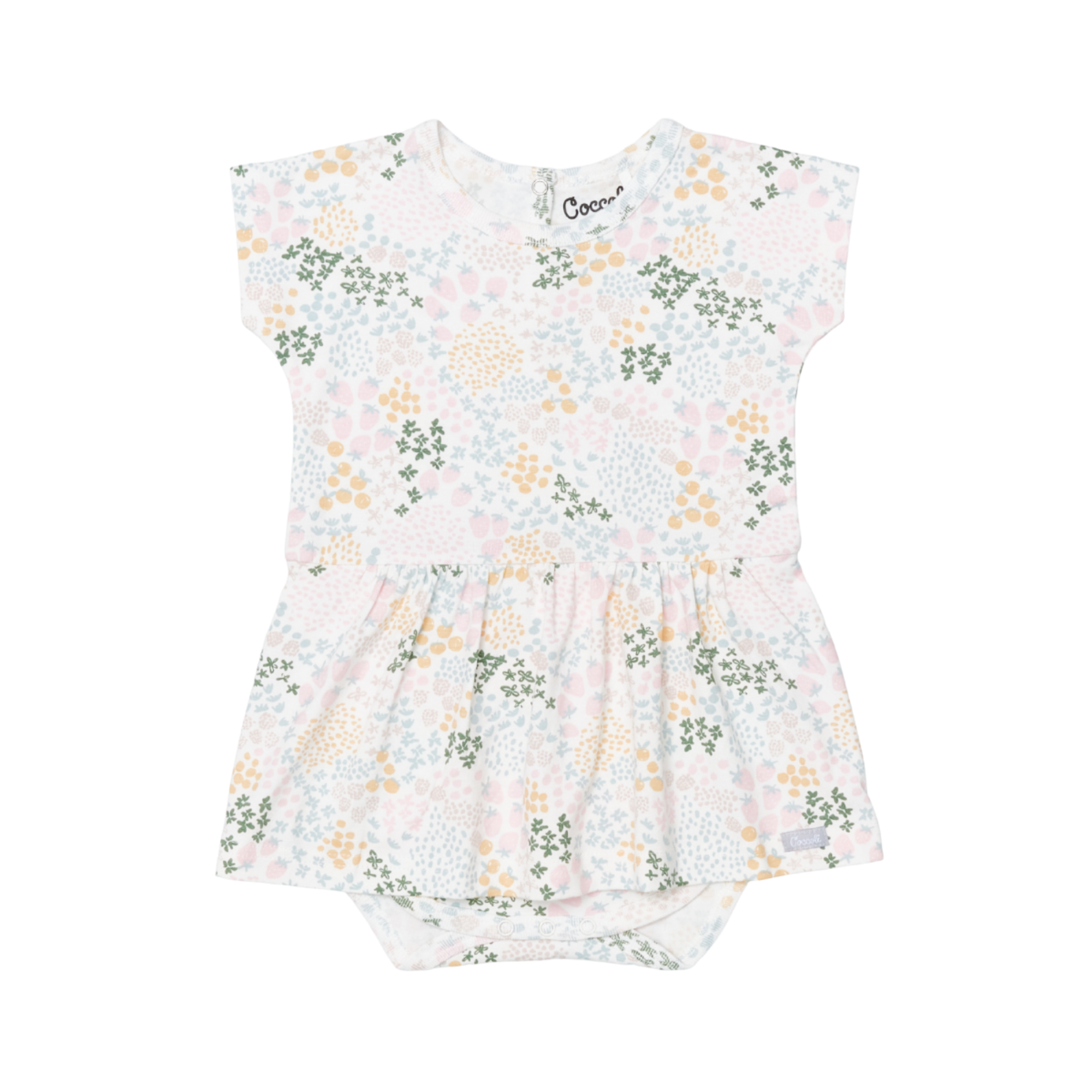 COCCOLI Cotton-Modal Romper - Fruit Patch