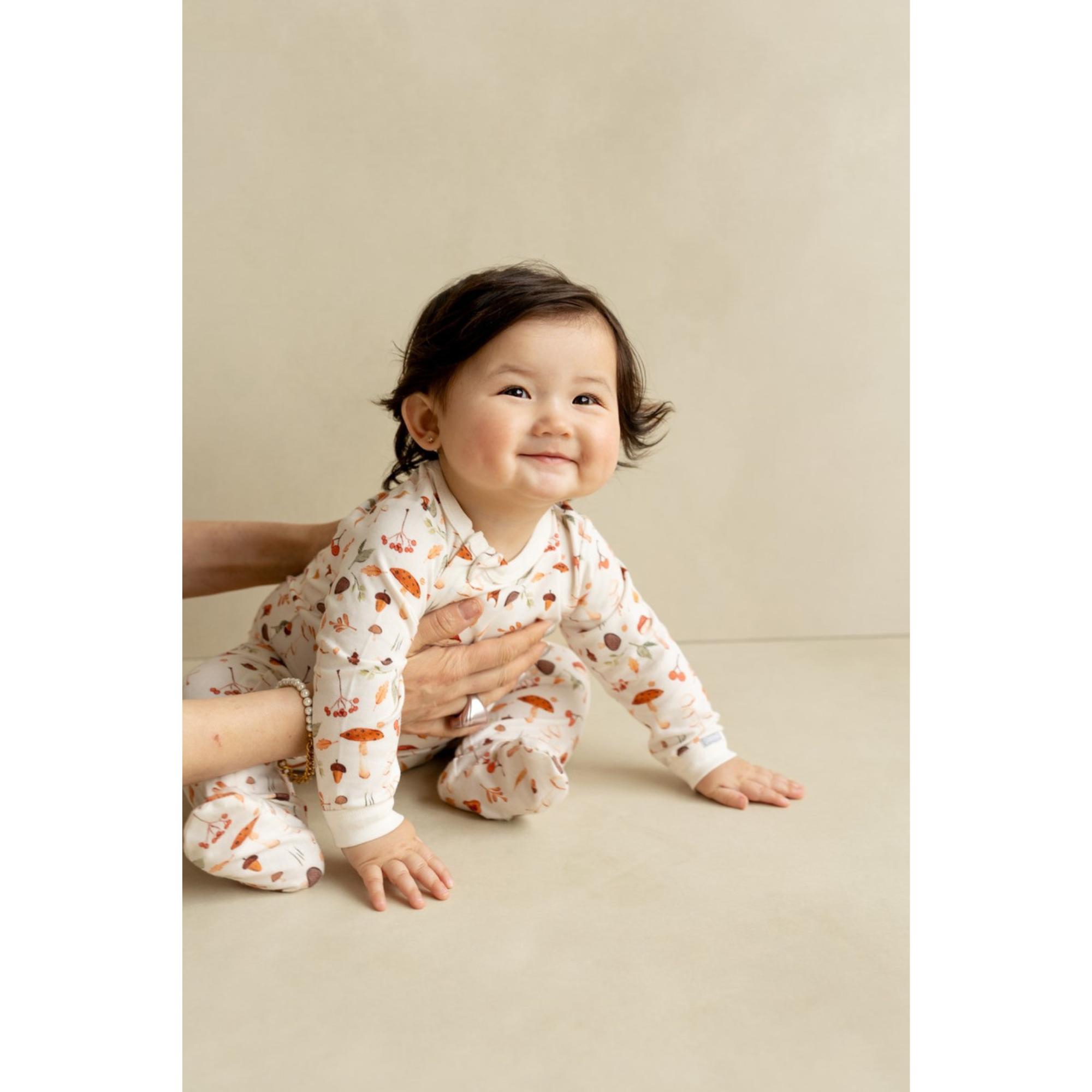 COCCOLI Modal Footie - Mushrooms