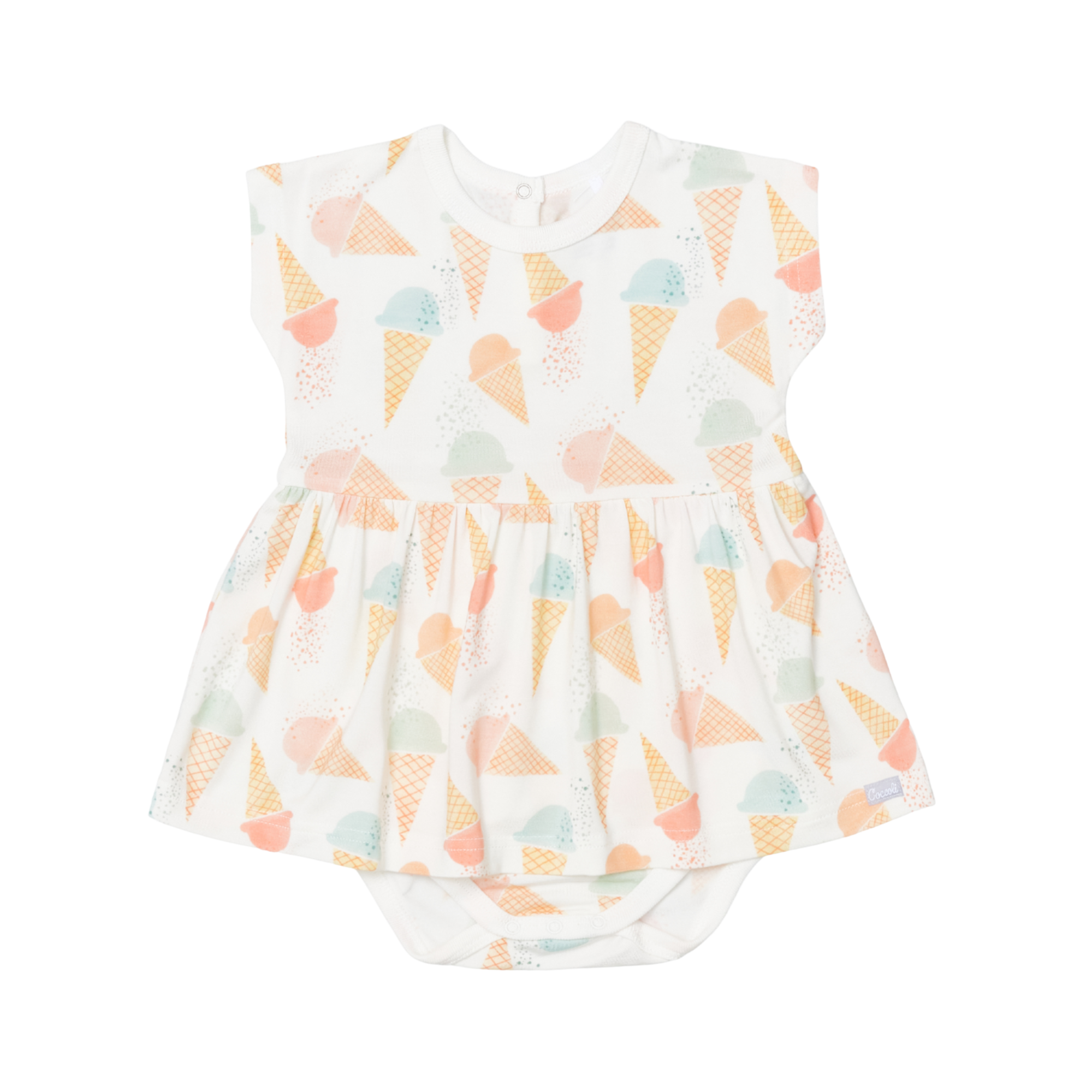 COCCOLI Modal Romper - Gelato Cones