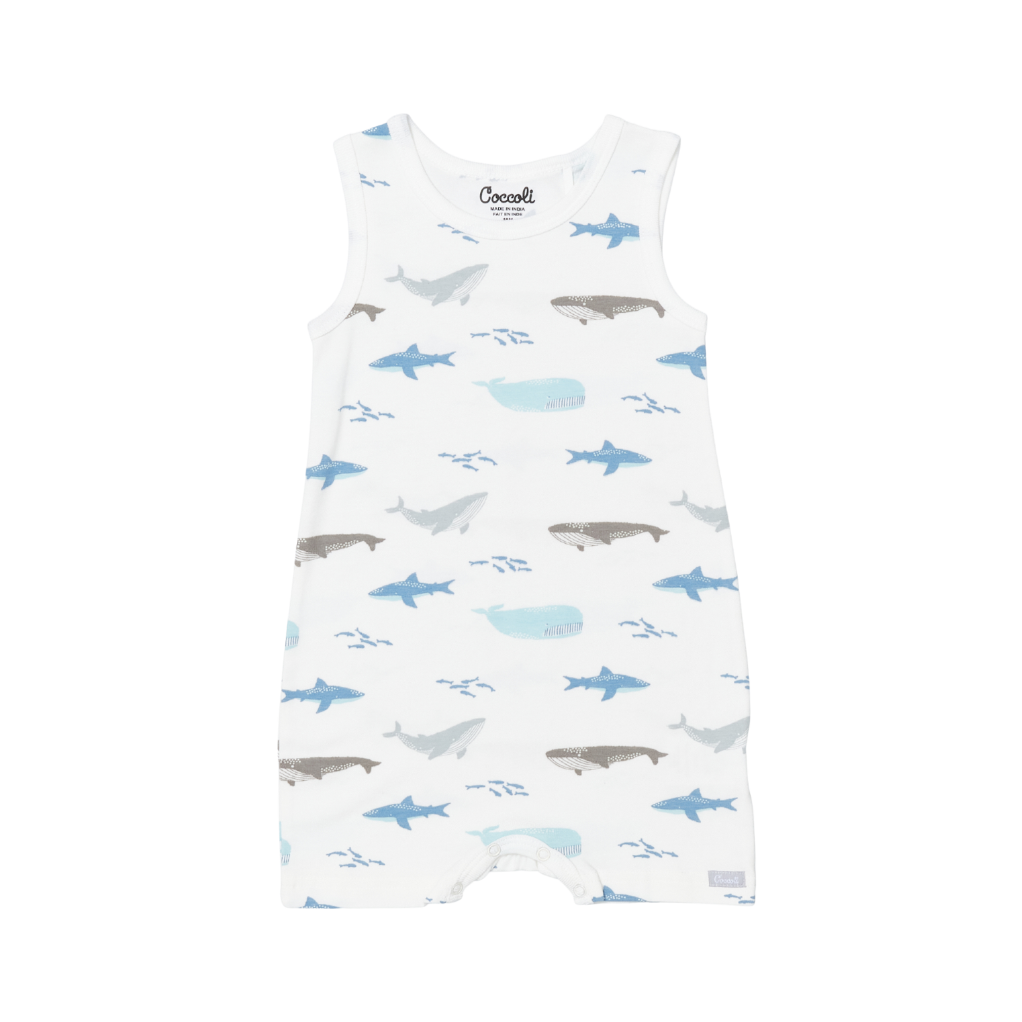 COCCOLI Modal Romper - Ocean Life