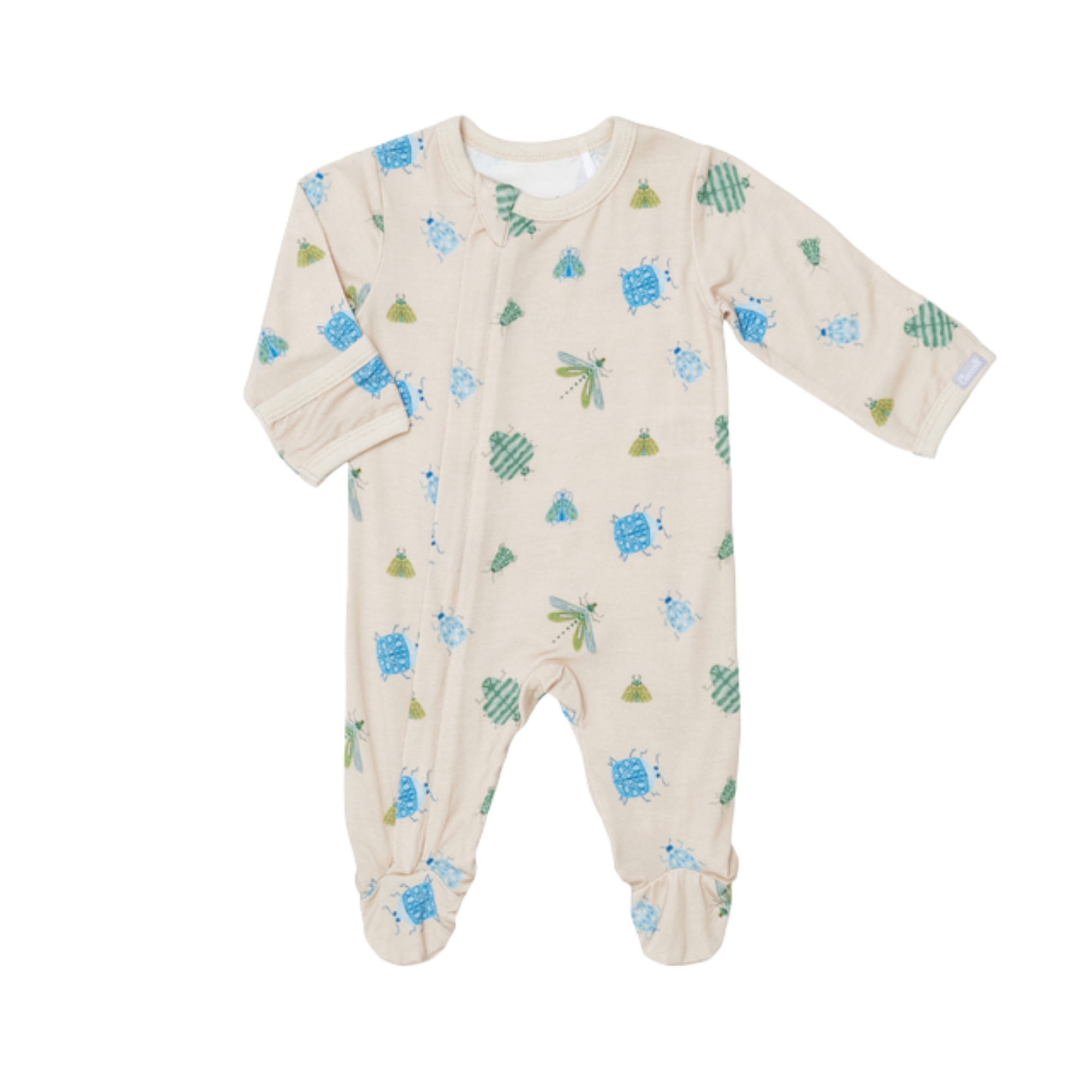 COCCOLI Modal Zipper Footie - Bugs