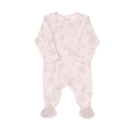 COCCOLI Modal Zipper Footie - Fawn on Pink
