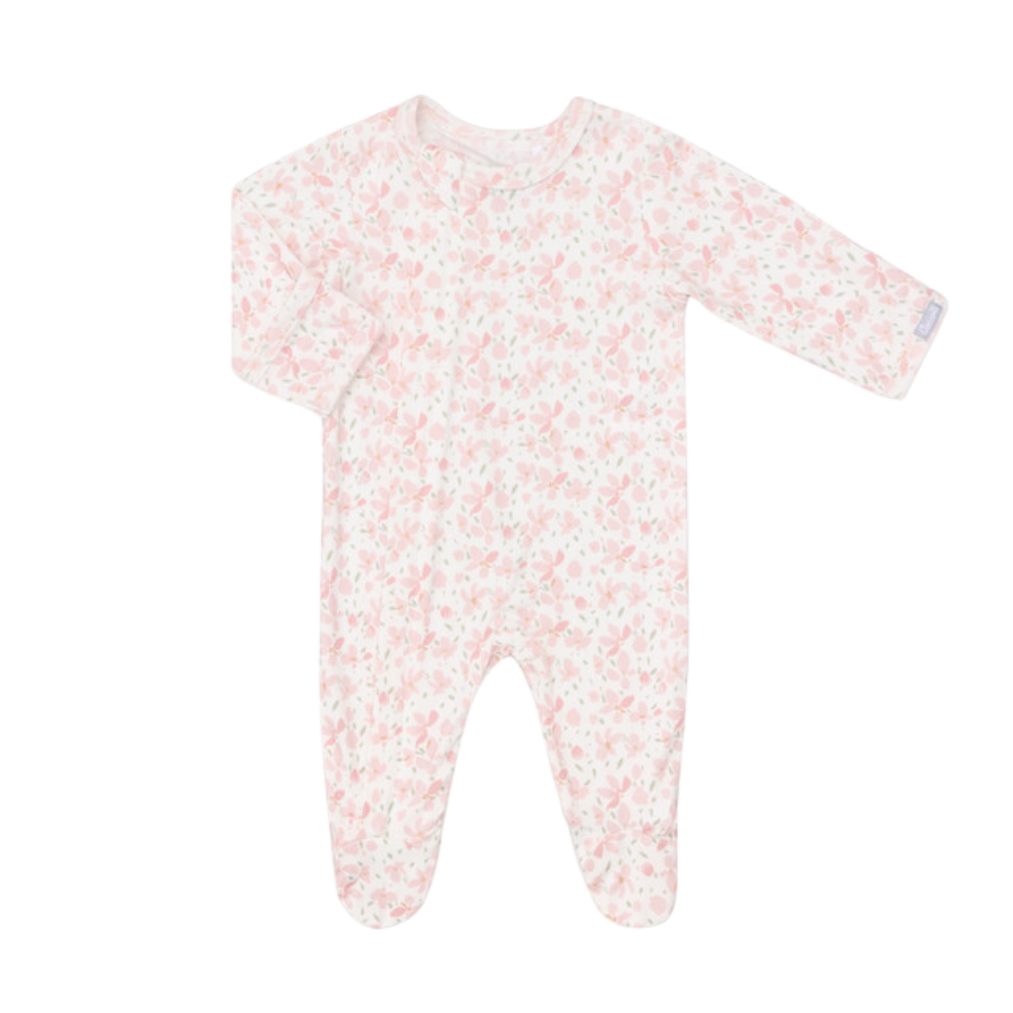 COCCOLI Modal Zipper Footie - Floral