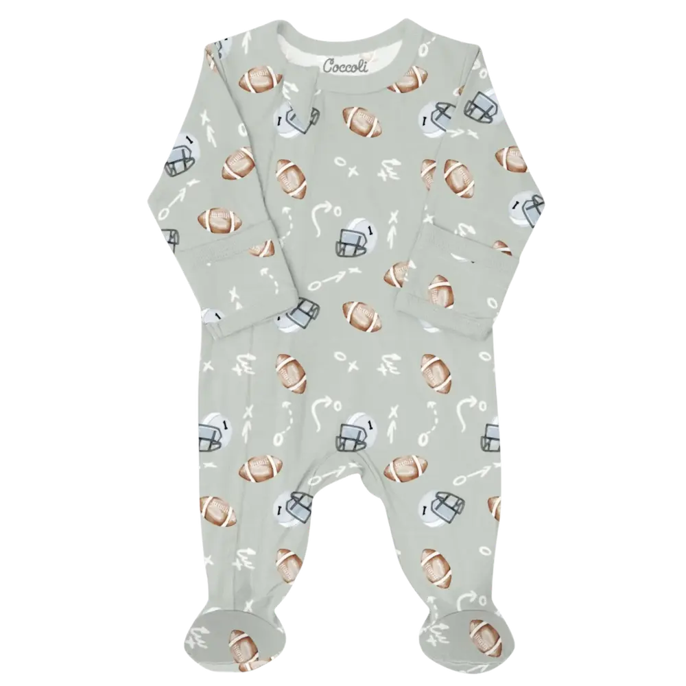 COCCOLI Modal Zipper Footie - Football