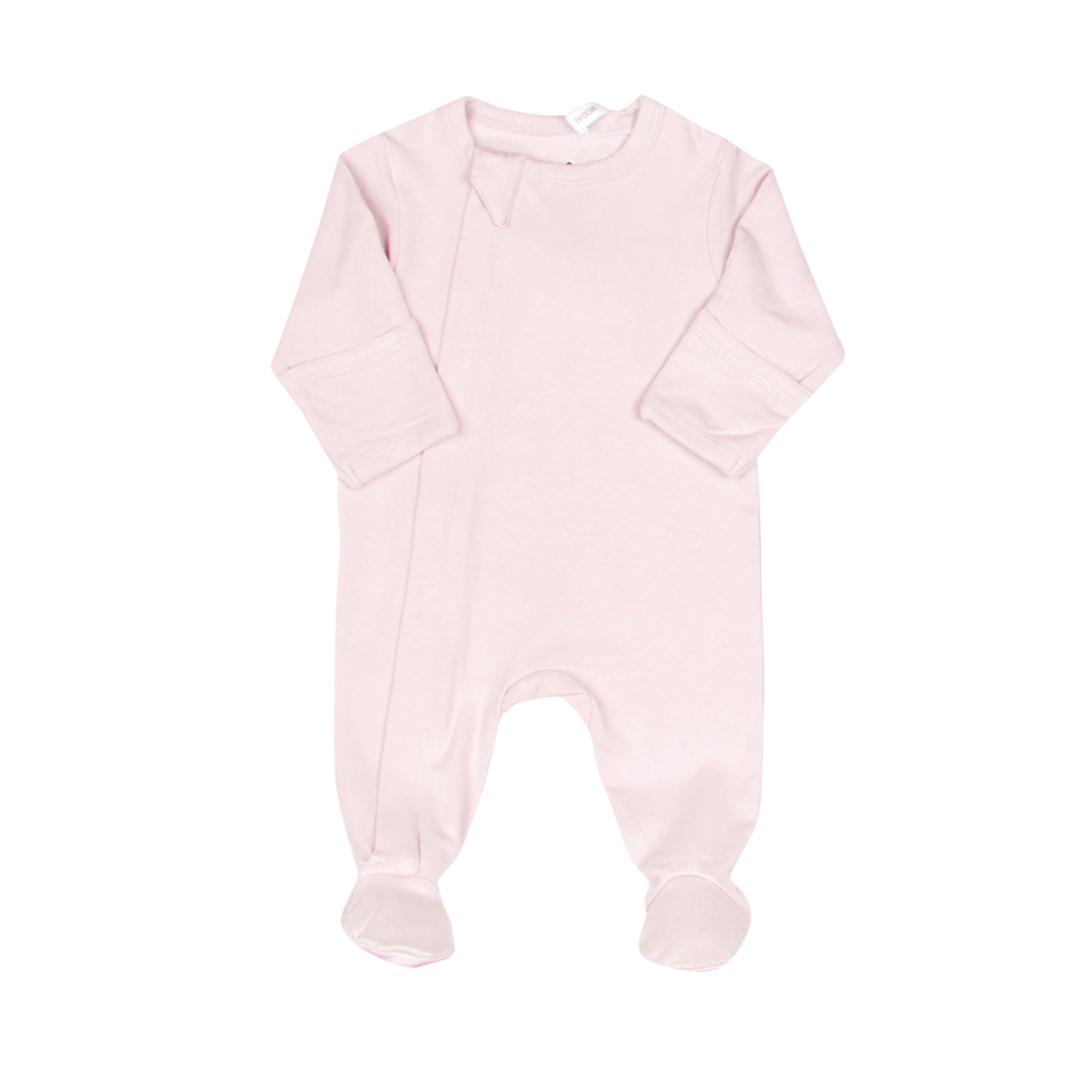 Footie zippée en modal COCCOLI - Rose clair