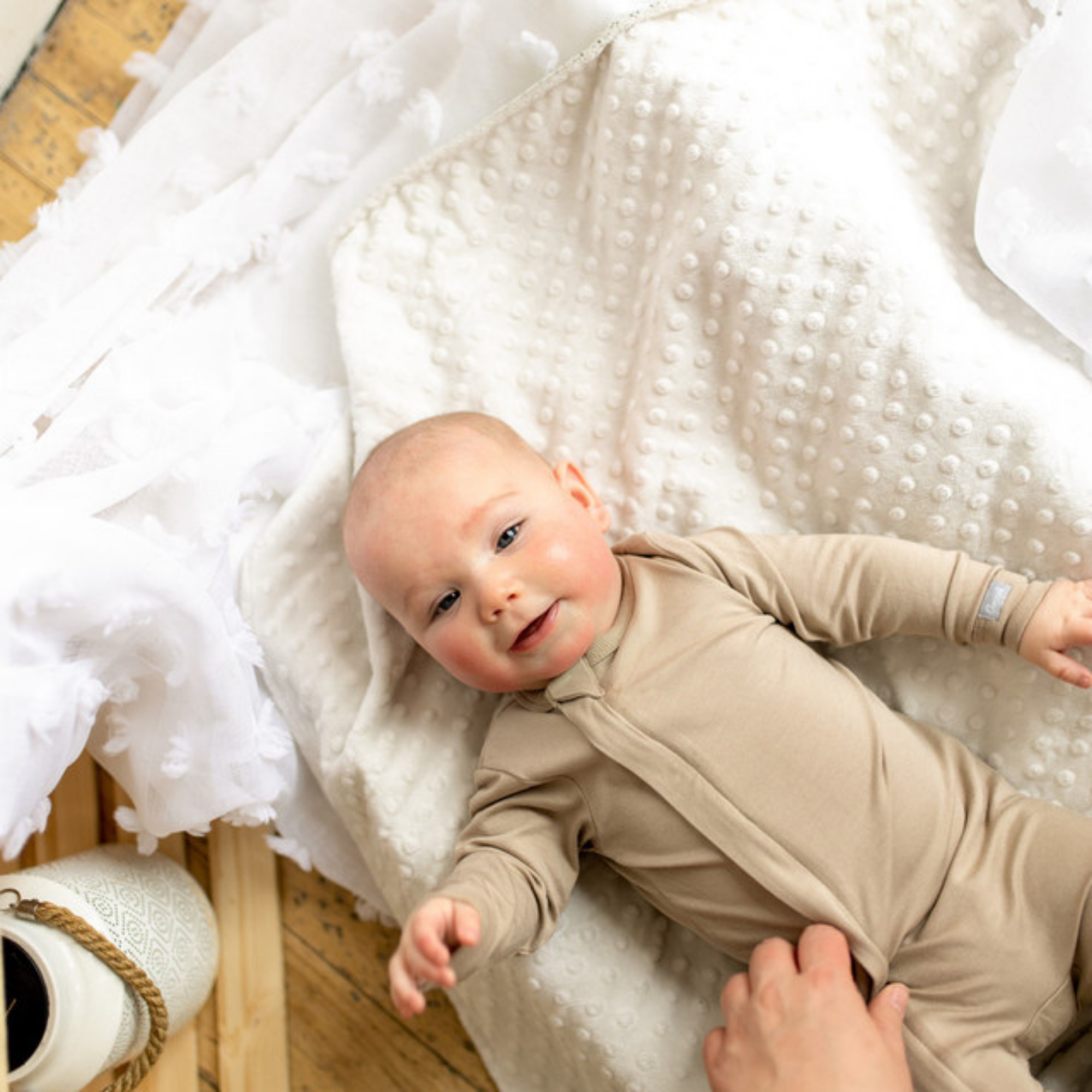 COCCOLI Modal Zipper Footie - Moonlight