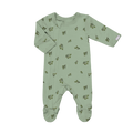 COCCOLI Modal Zipper Footie - Olives