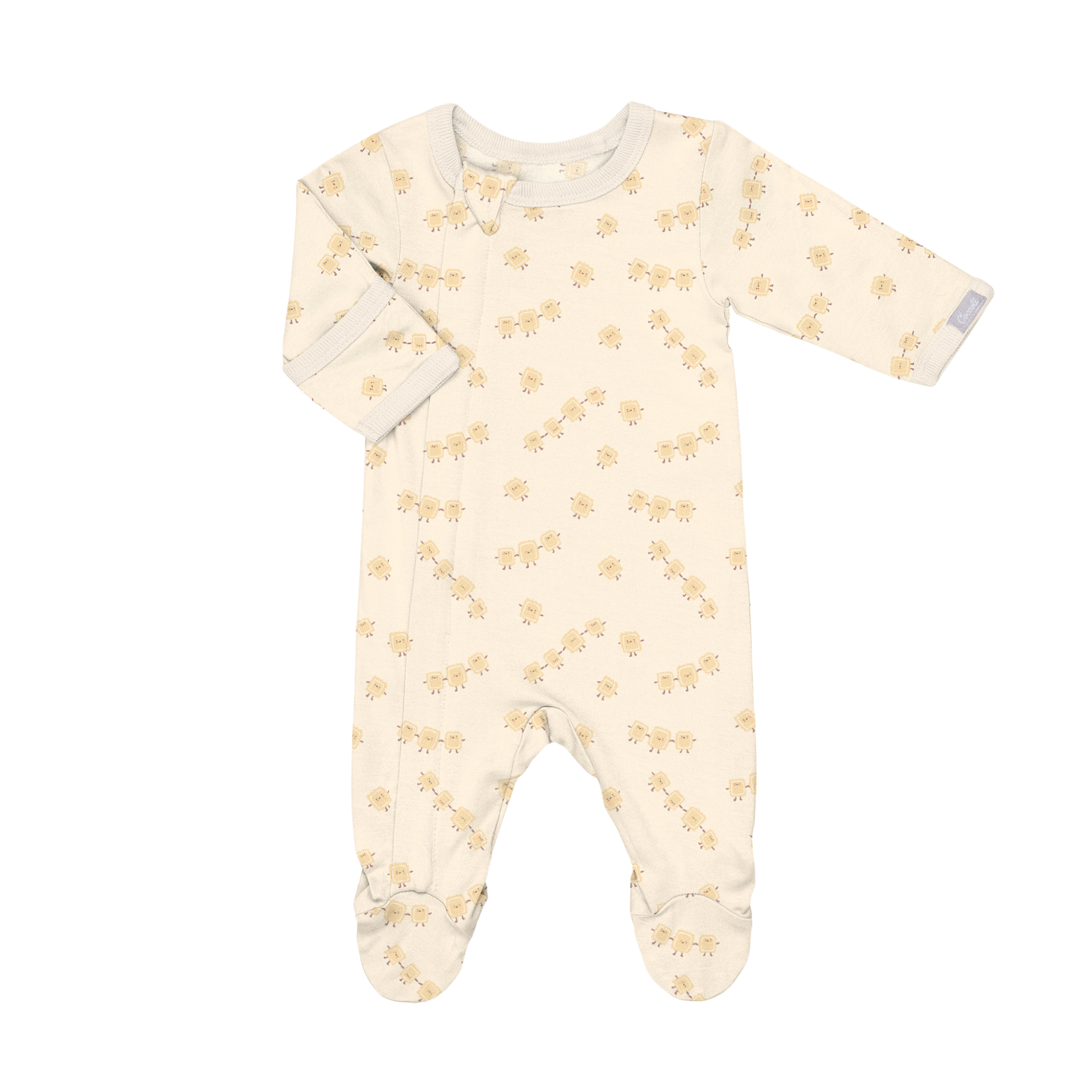 COCCOLI Modal Zipper Footie - Ravioli