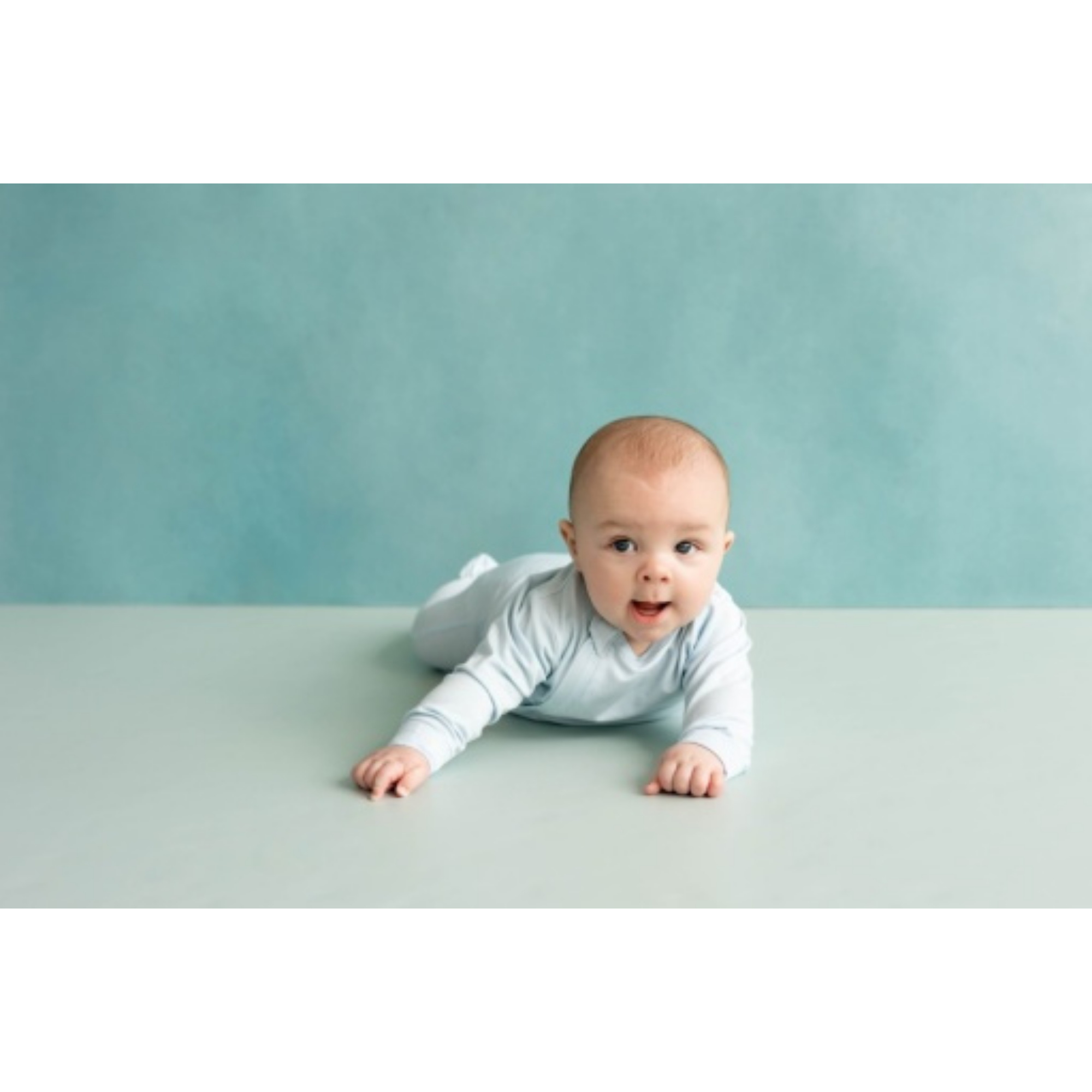 COCCOLI Modal Zipper Footie - Sky Blue