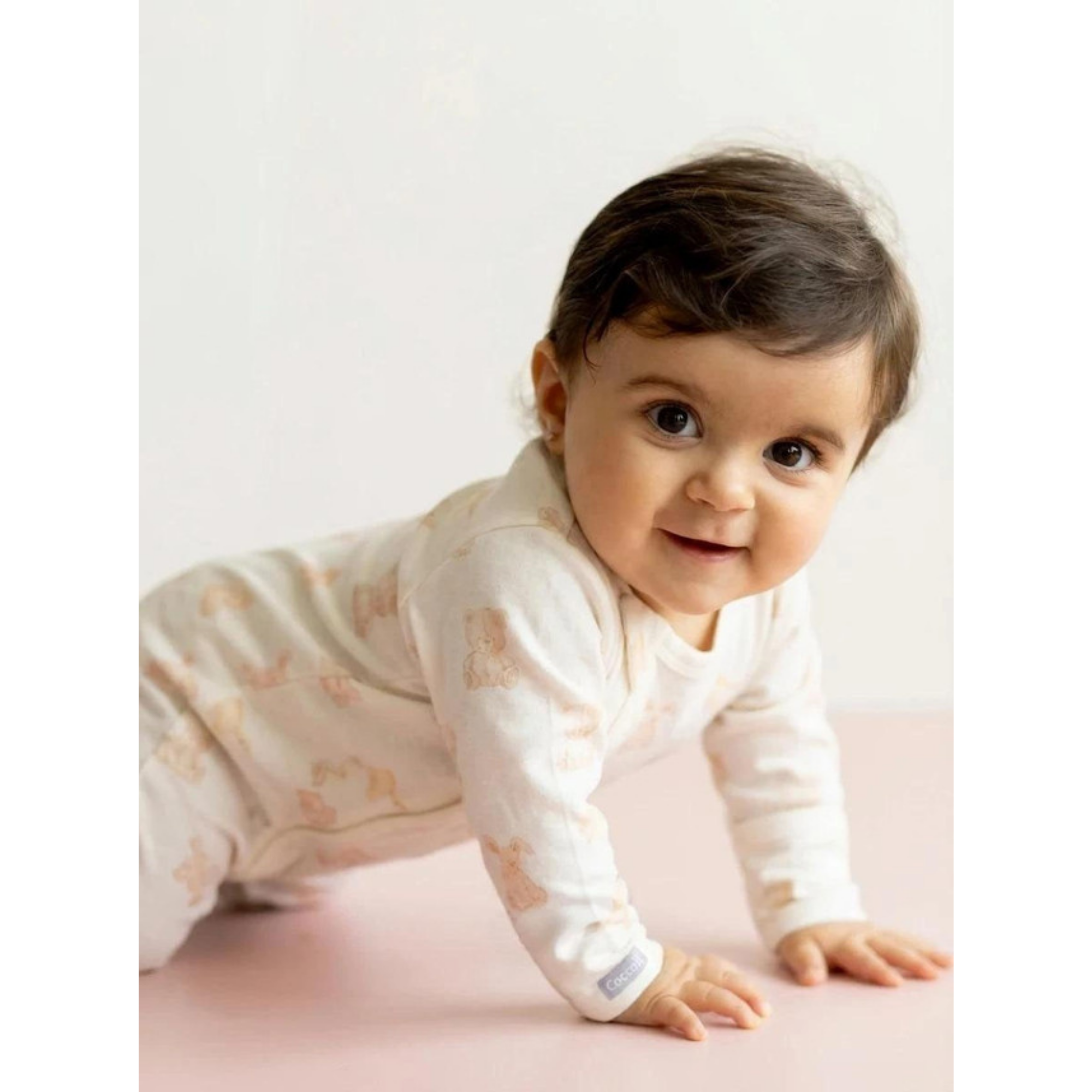 COCCOLI Modal Zipper Footie - Teddies