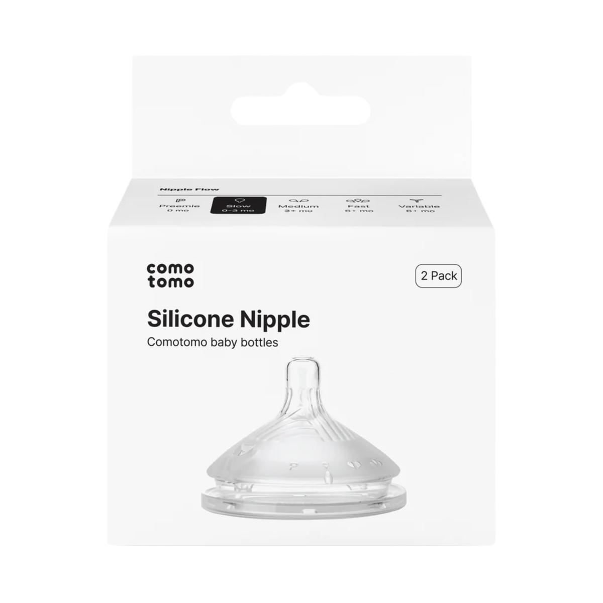 COMOTOMO Replacement Nipple Gen 2 (2-Pack)