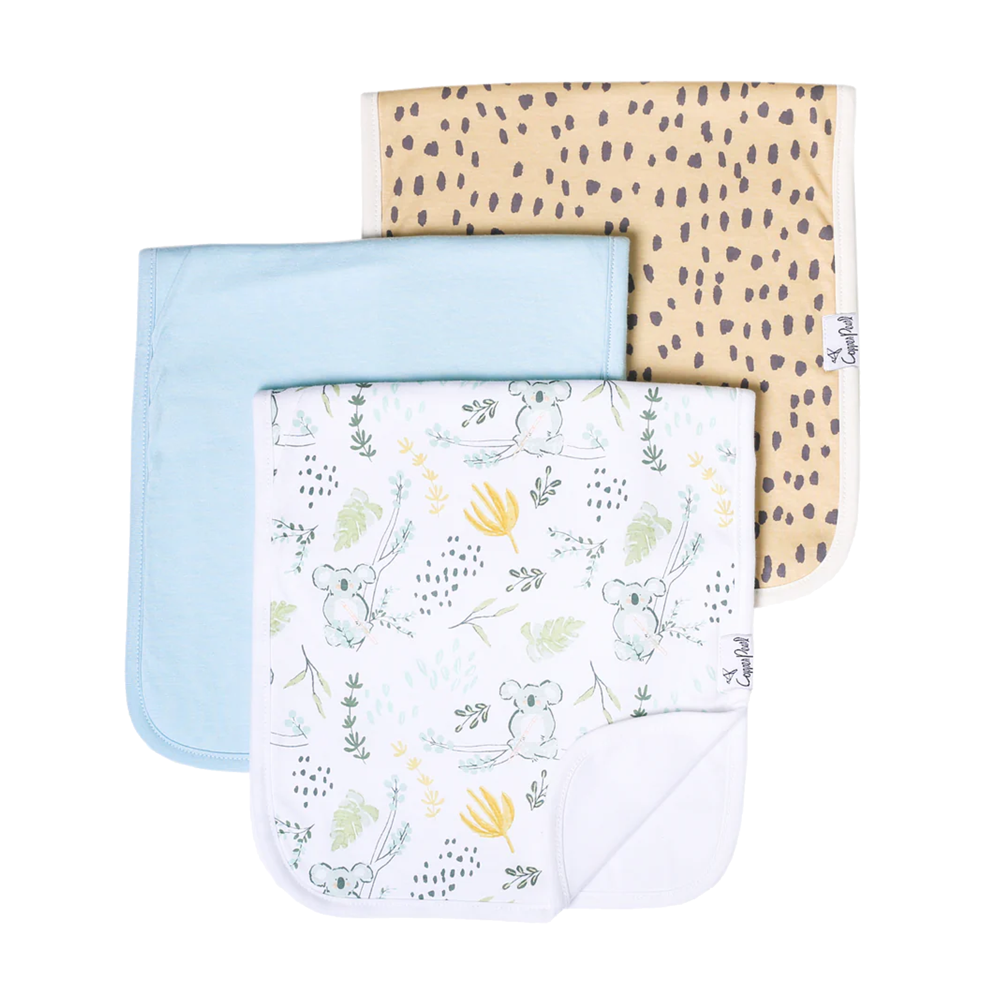 COPPER PEARL Burp Cloths - Aussie