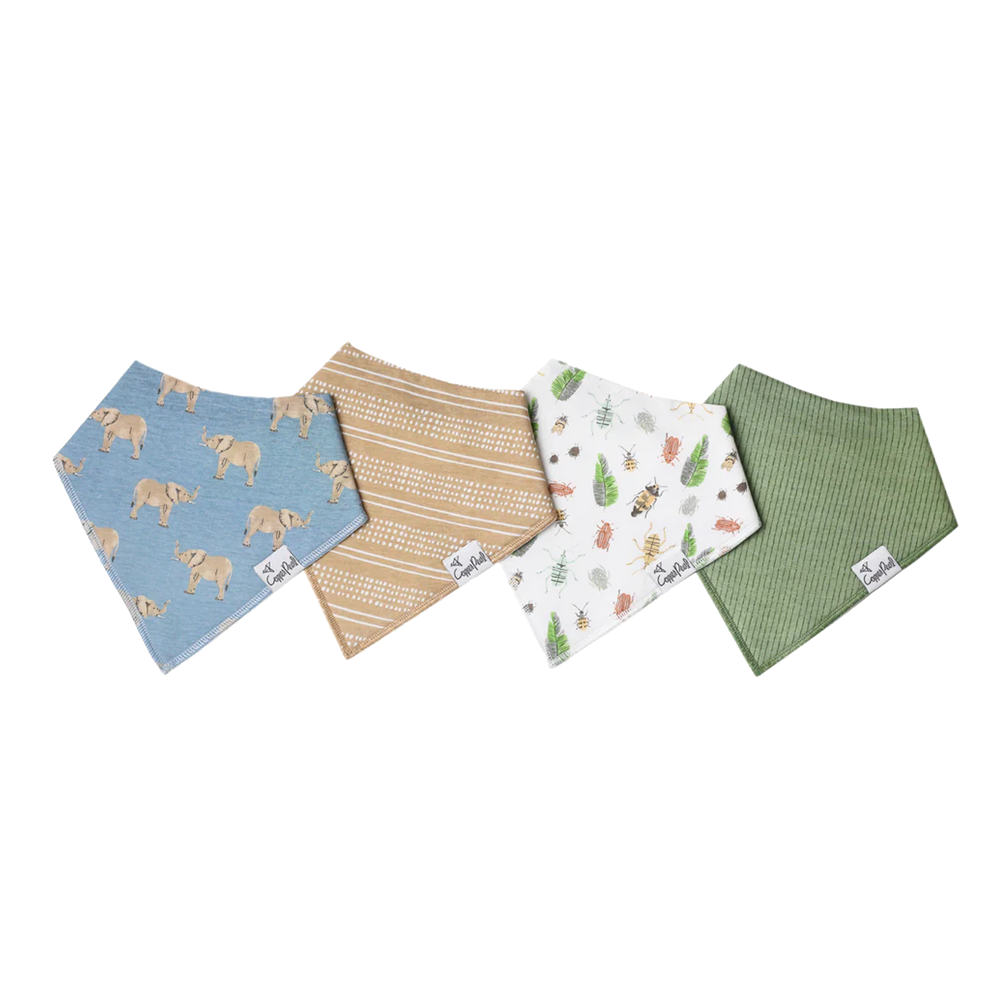 COPPER PEARL Bandana Bibs - Peanut